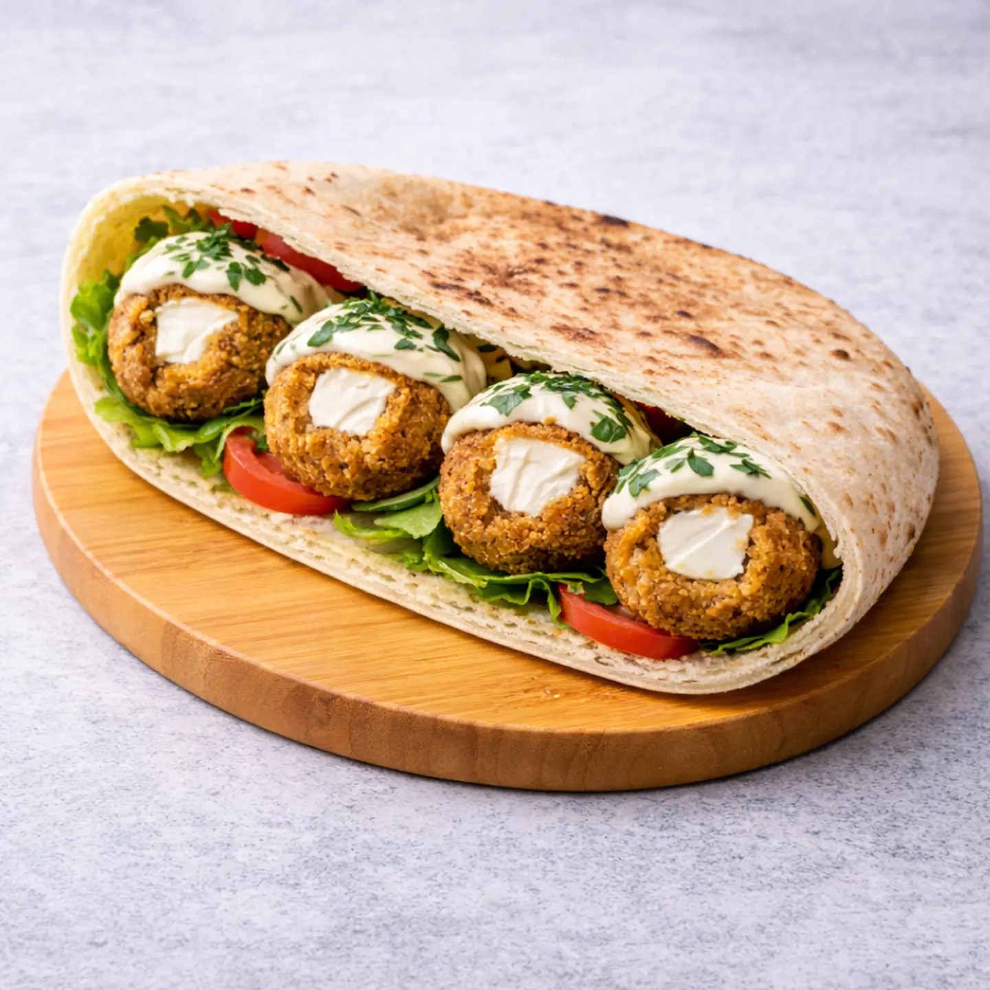 Stuffed Falafel Sandwich