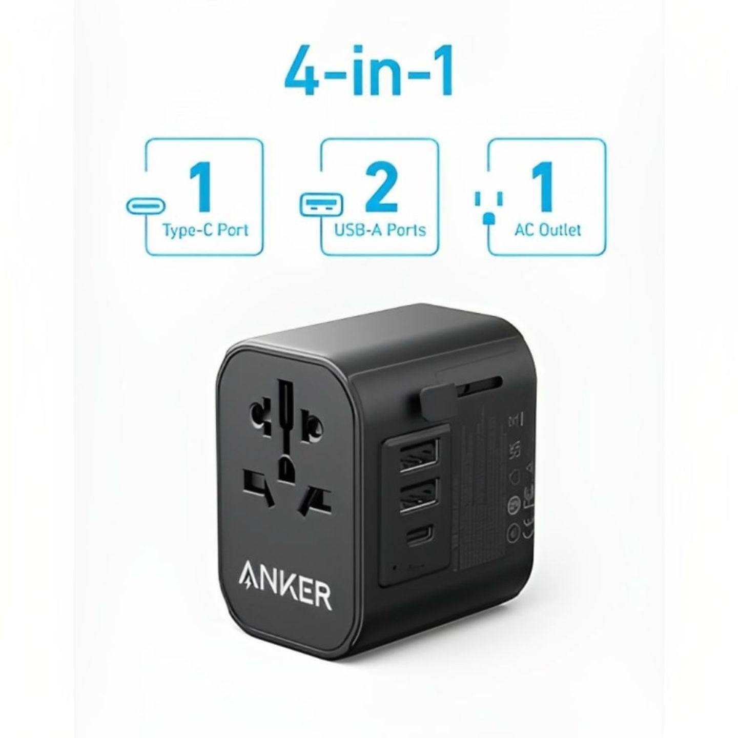 Anker Universal Power Adapter 3 Ports