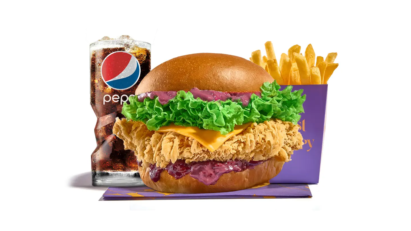 Cherry Burger Meal