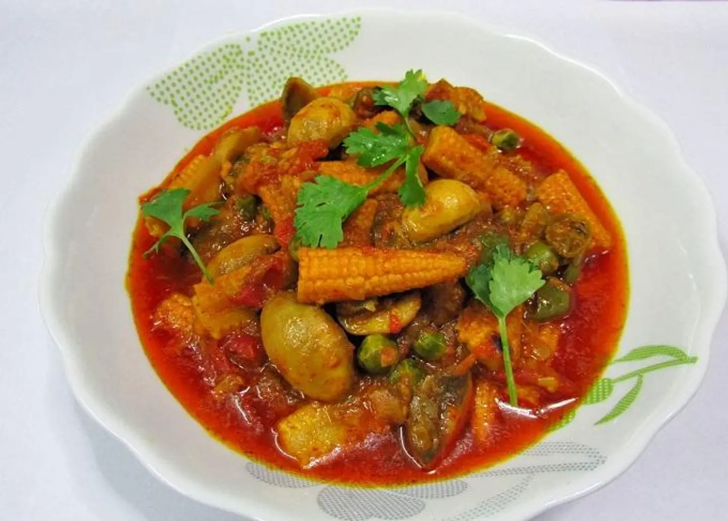 Mushroom Baby Corn Masala
