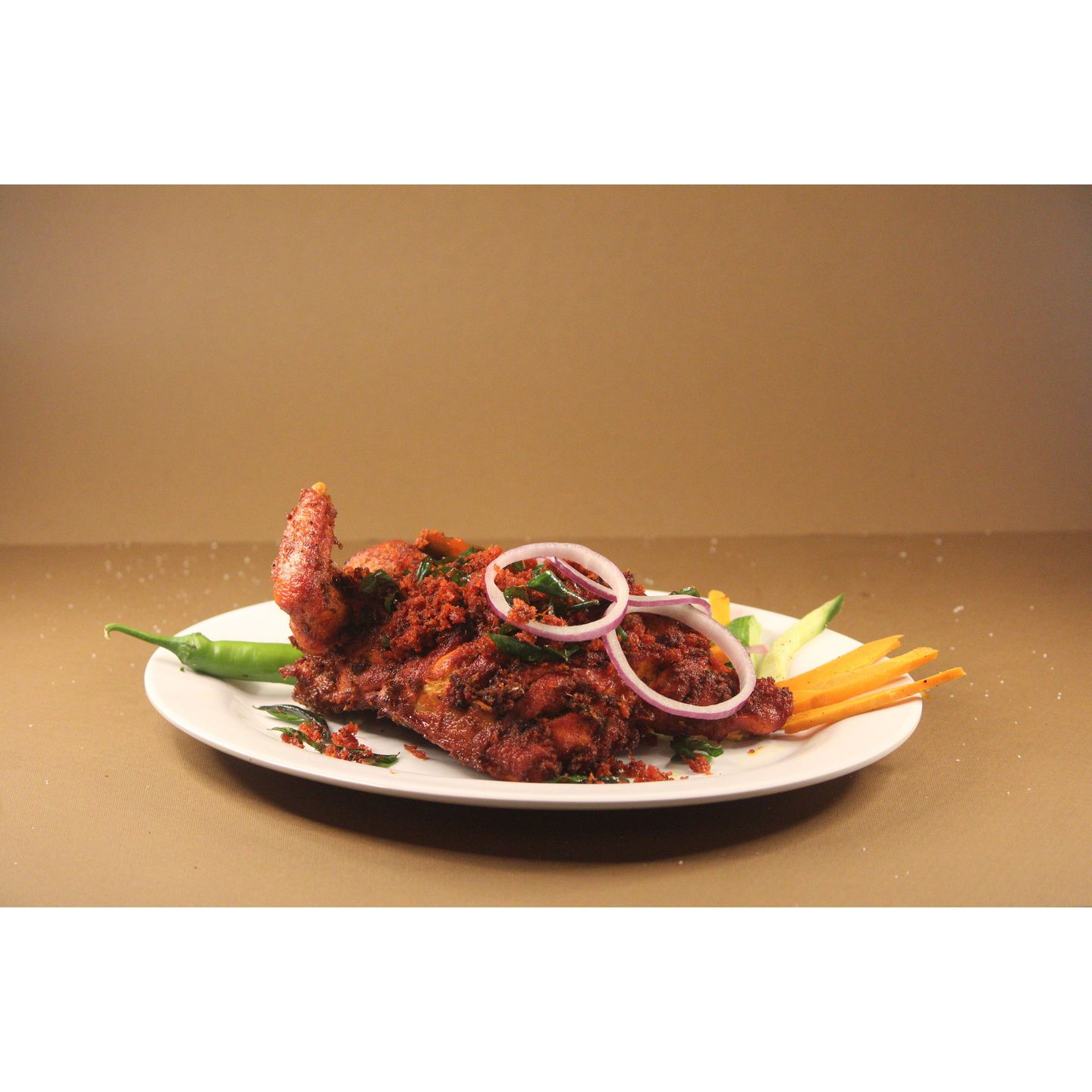 Half Chicken Dry Fry