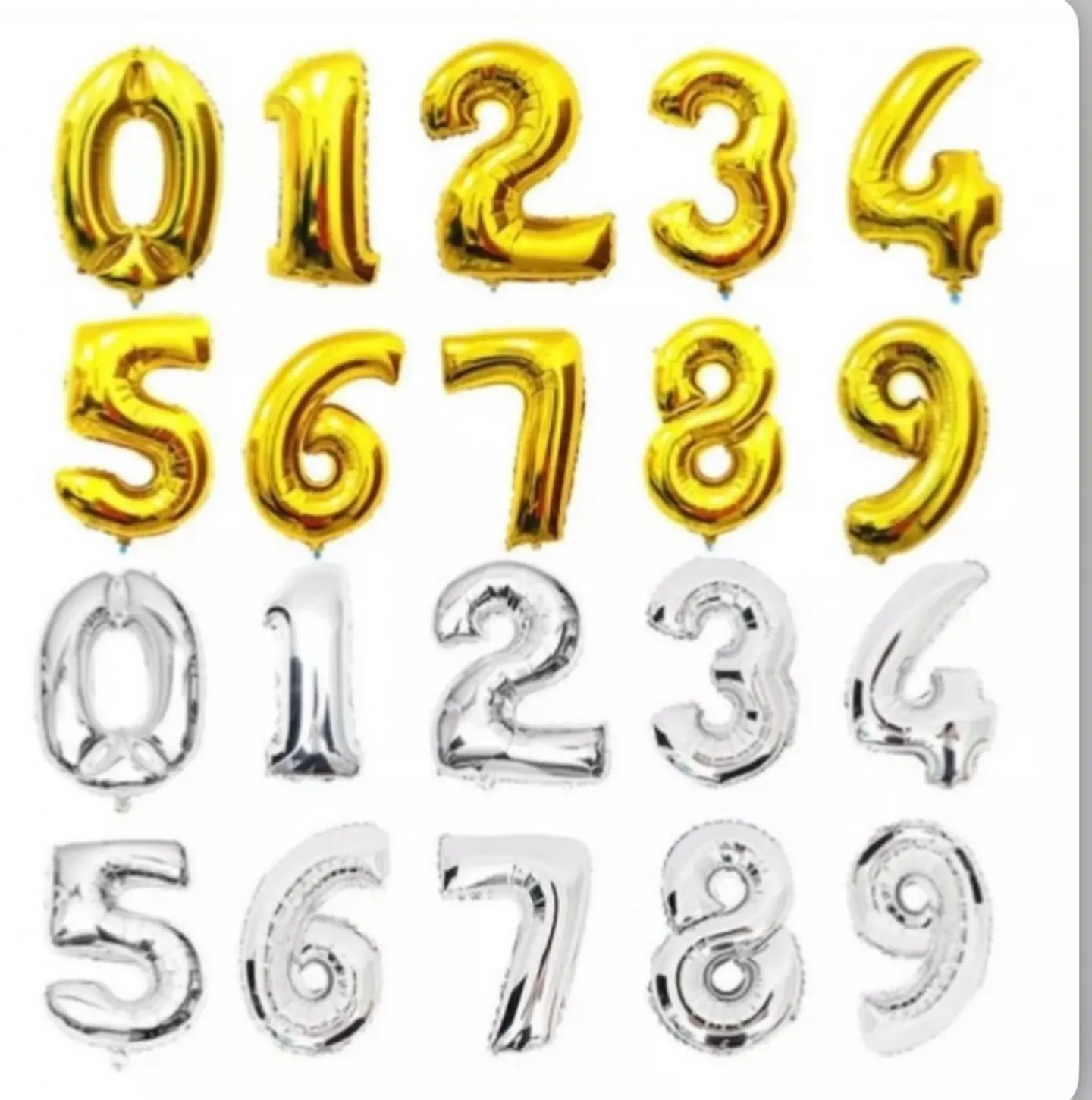 Number Helium Balloon