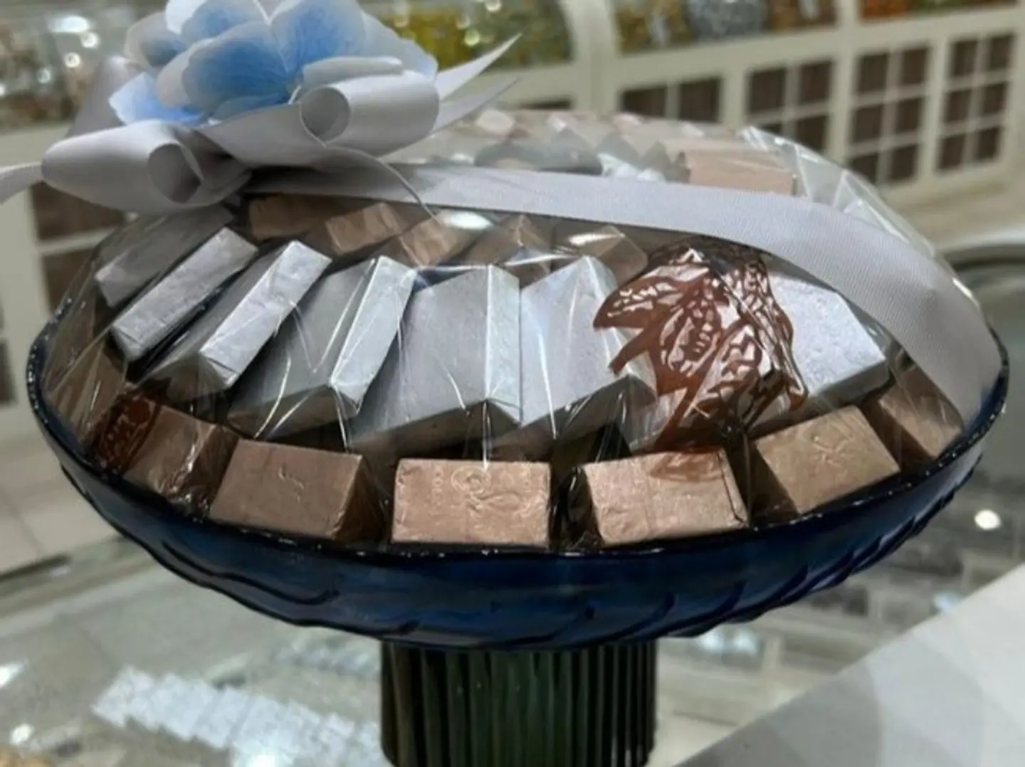 Blue Crystal Plate