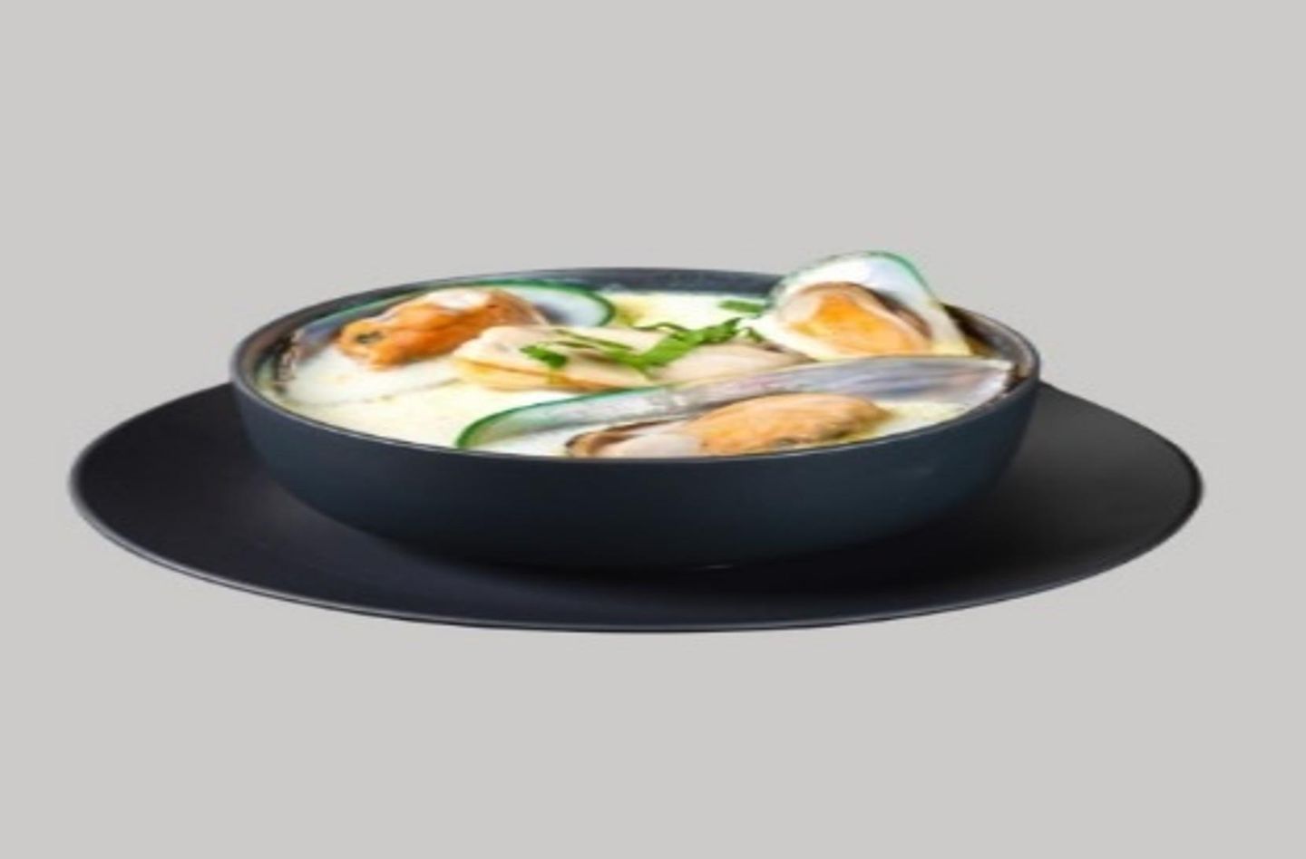 شوربة كريمة بلح البحر