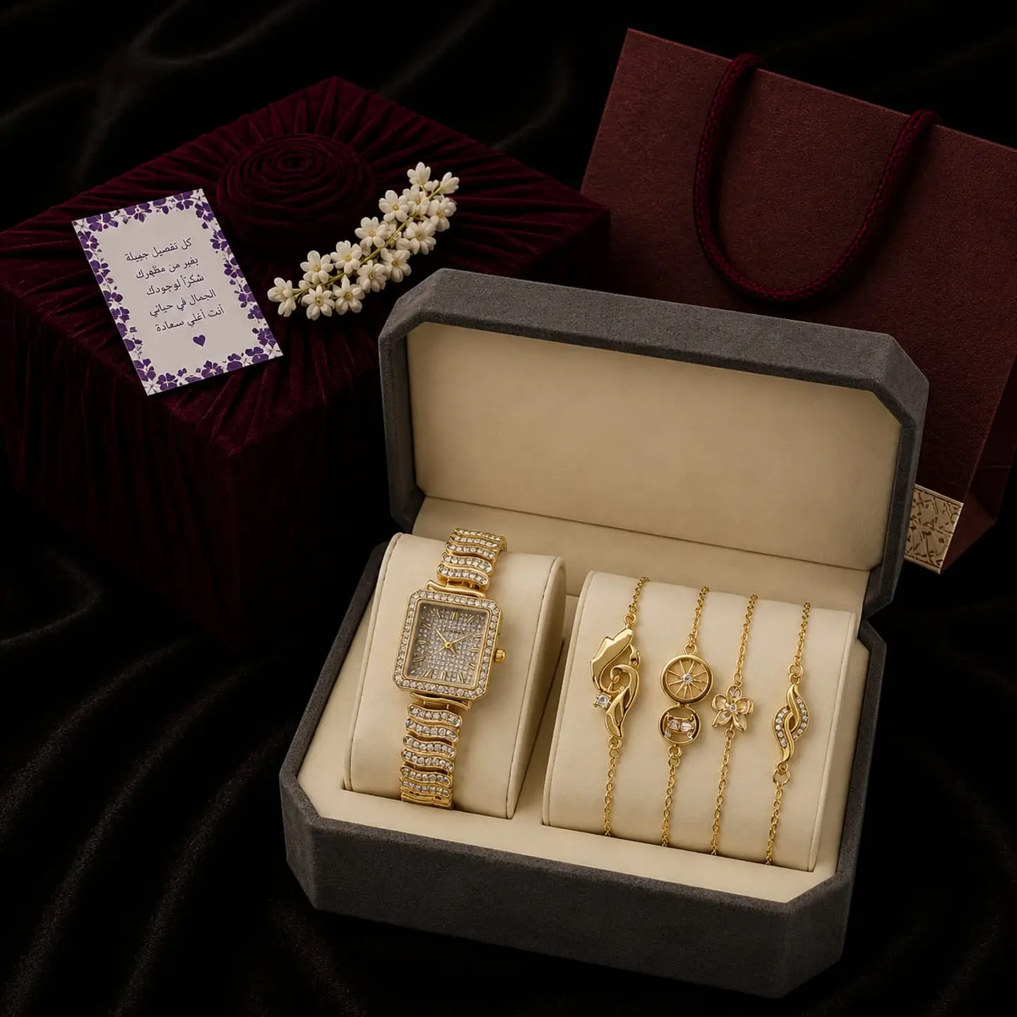 Women's Watch With A Bouquet Of Roses 17