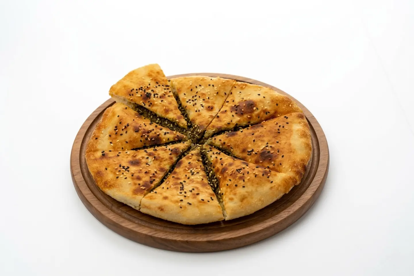 خبزة لبنة وزعتر