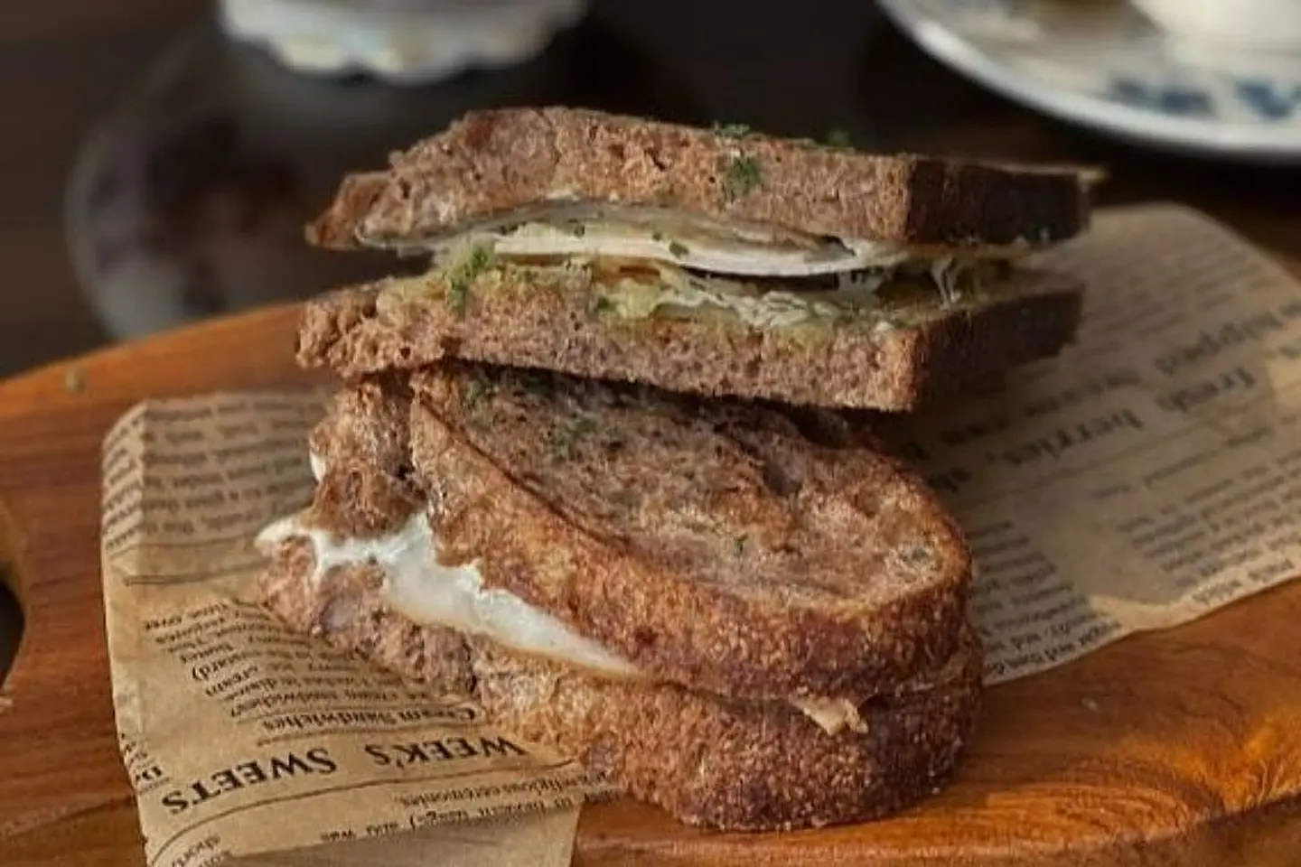 ساندويتش ديك رومي مدخن