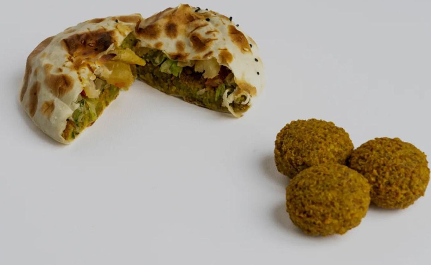 فطيرة مدور فلافل