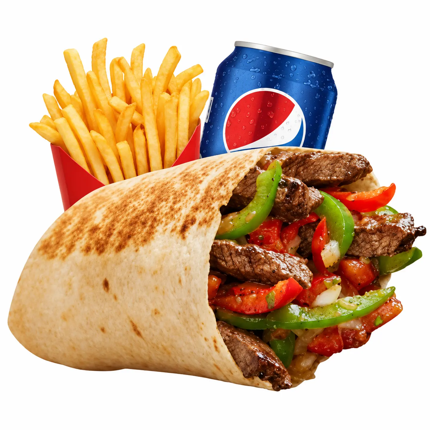 Grilled Beef Tortilla Meal - Small