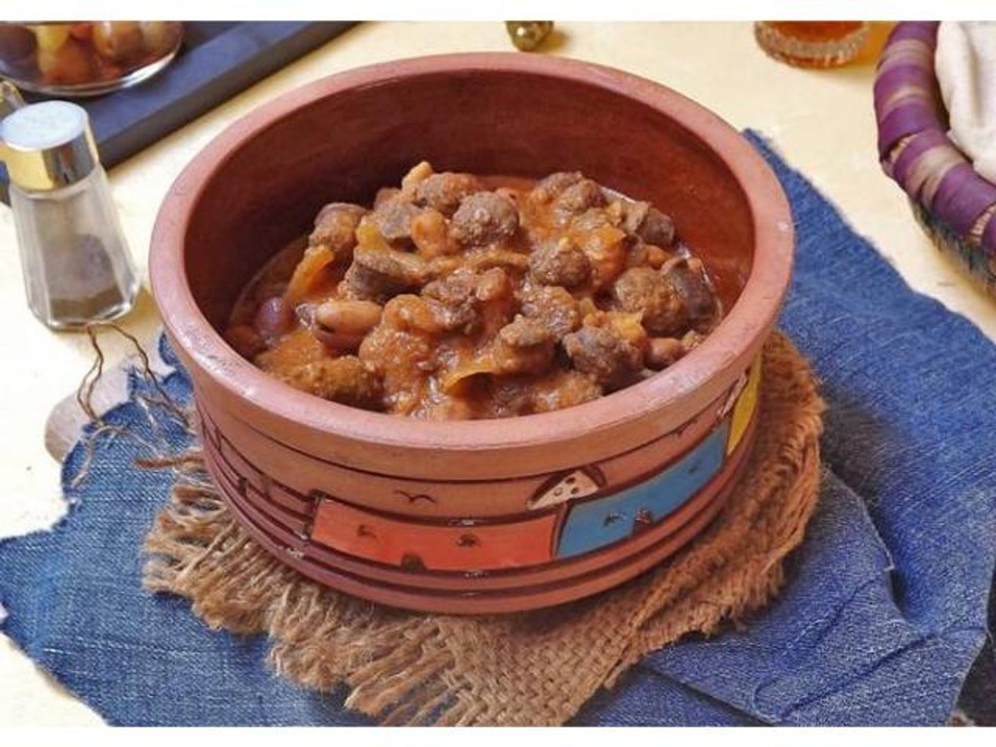 Foul With Sausage Dish