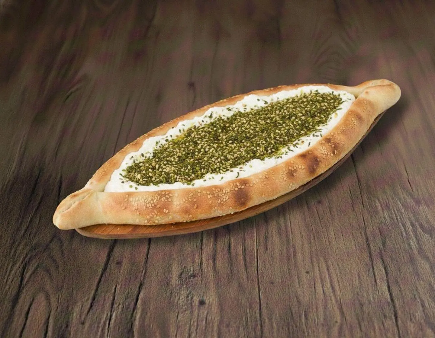 فطيرة لبنة زعتر