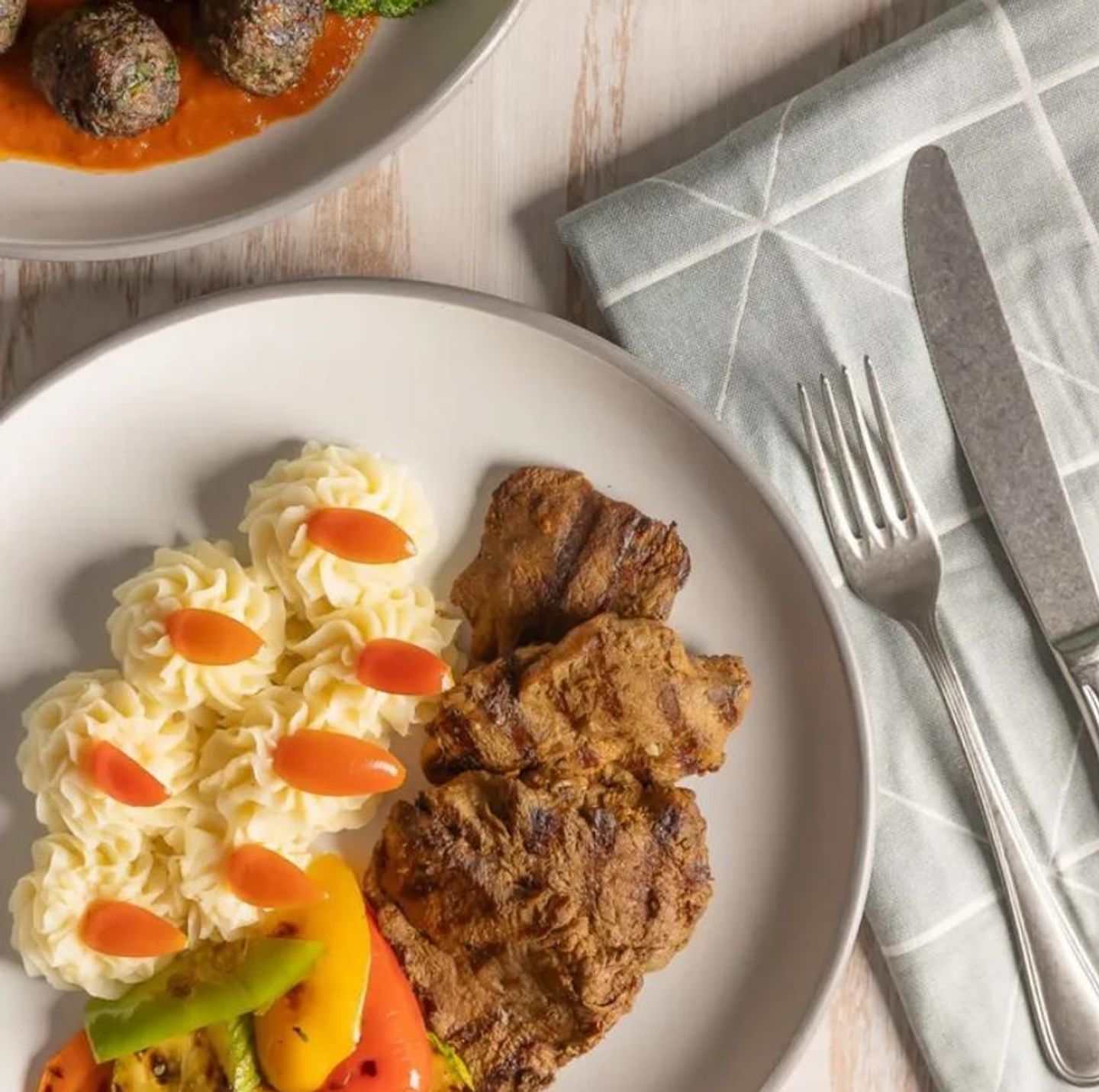 Grilled Beef Fillet With Seasonal Vegetables