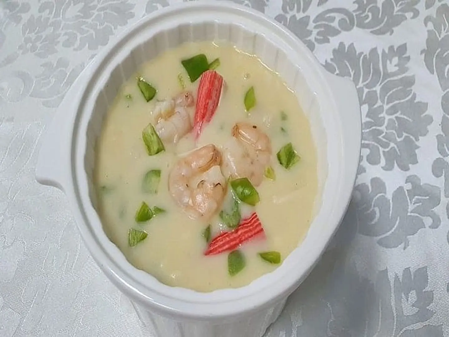 شوربة كريم الدجاج بالذرة