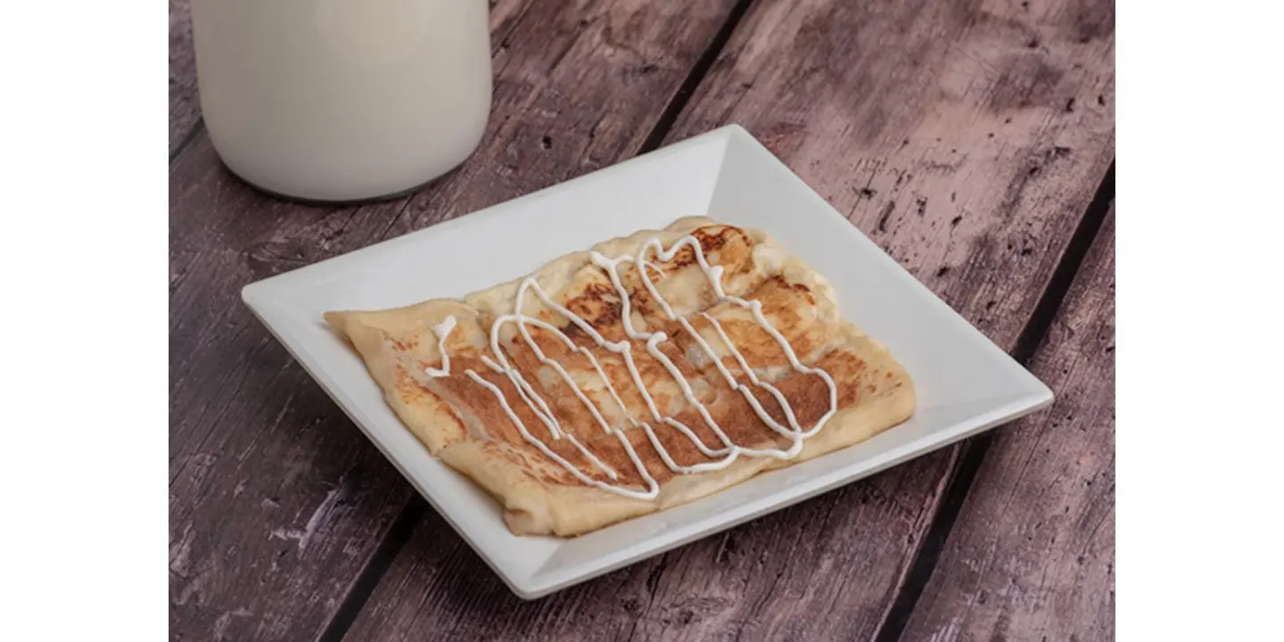 Cream Mutabbak Without Eggs