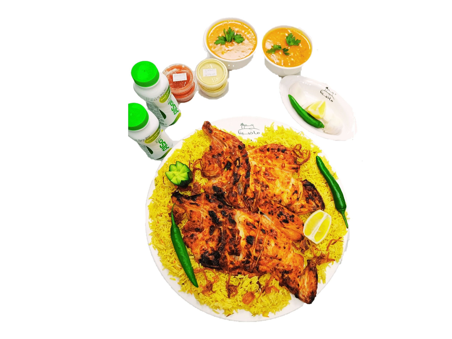 كبسة دمامية حبة دجاج عالفحم