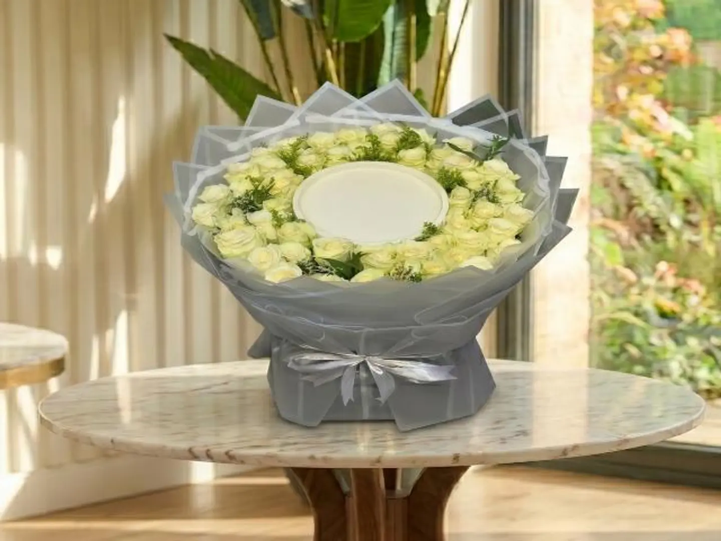 Purity Of Roses Bouquet 1