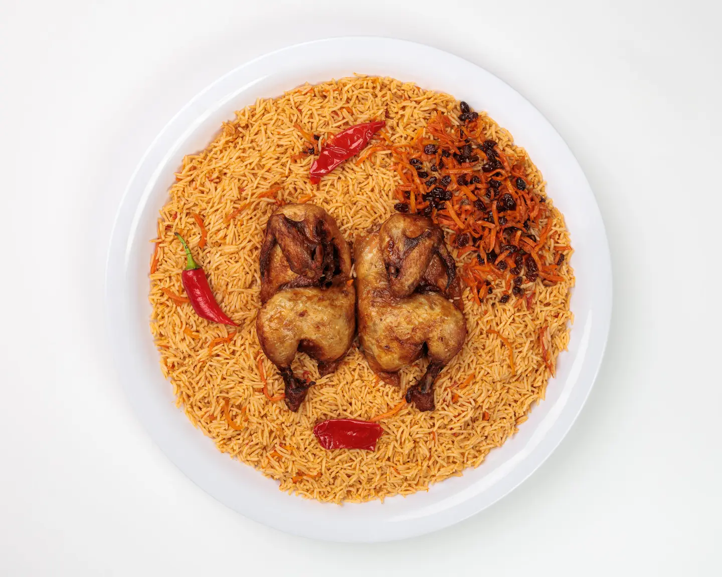 نص حبة دجاج كبسة