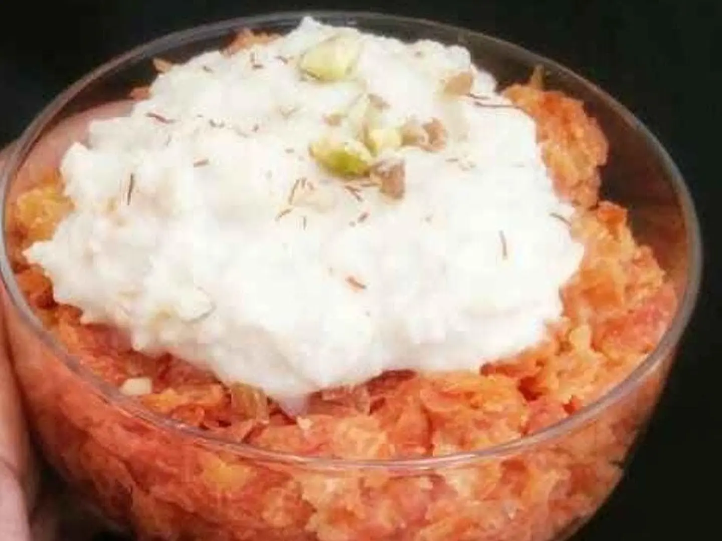 حلوى الجزر مع الرابري