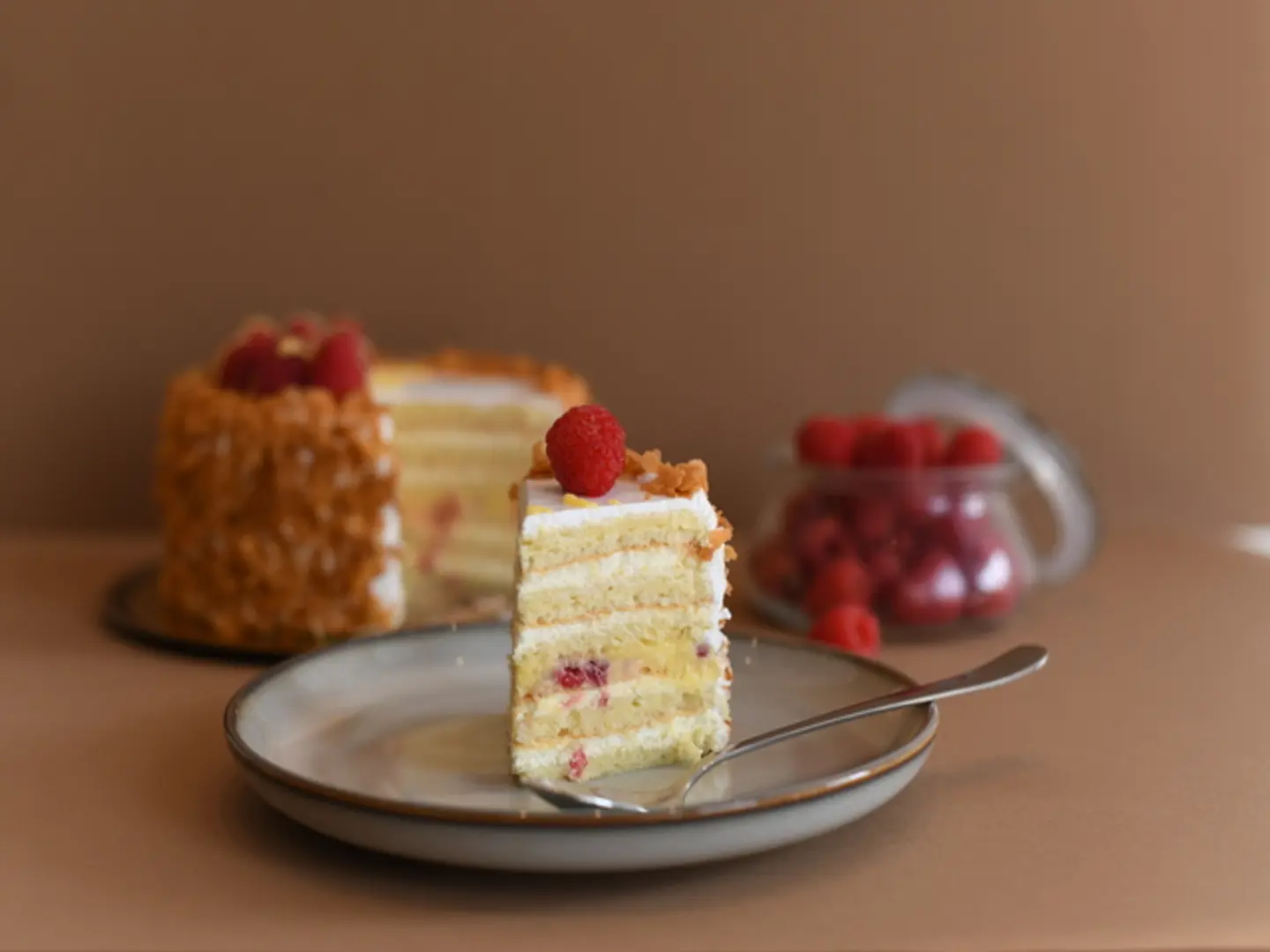 Vanilla With Raspberry And Passion Fruit