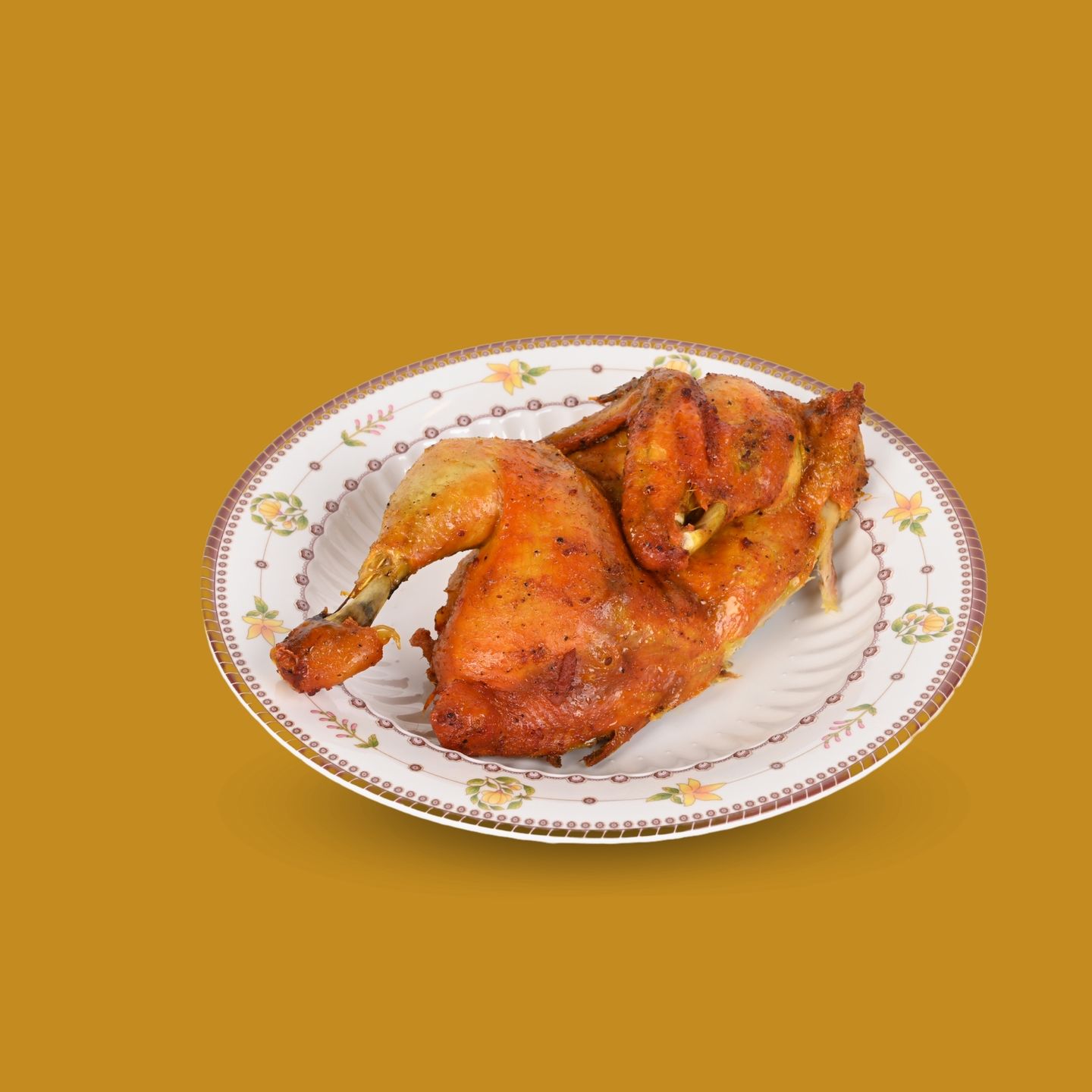 نصف دجاجة سادة
