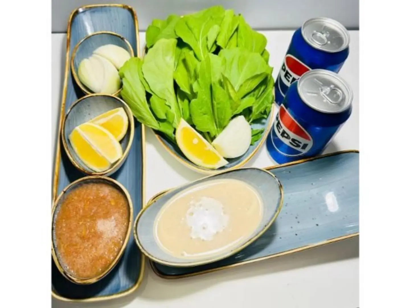 (Rucula, Drink, Tahini, Water (3 People)