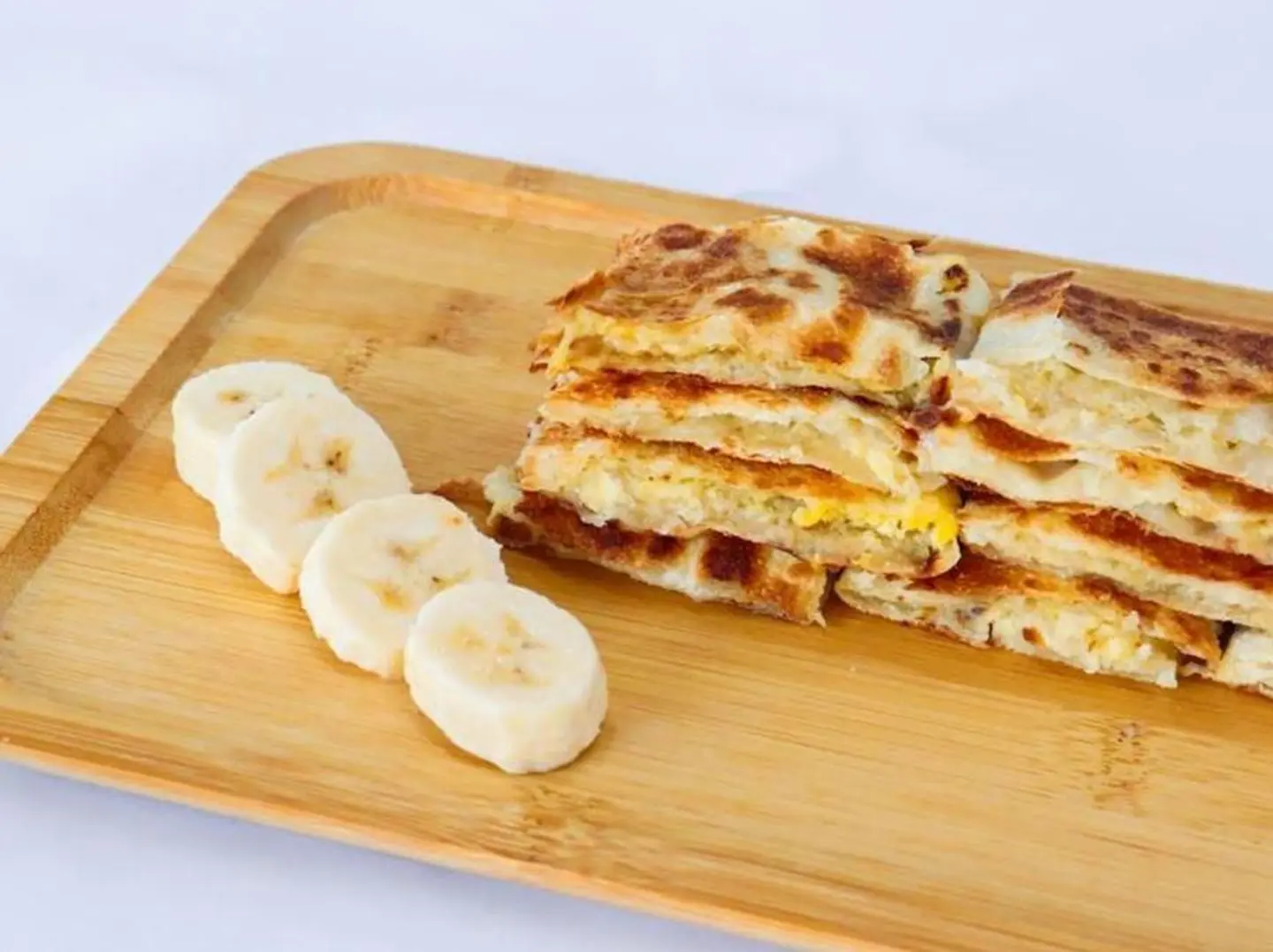 مطبق حلو جبن وموز