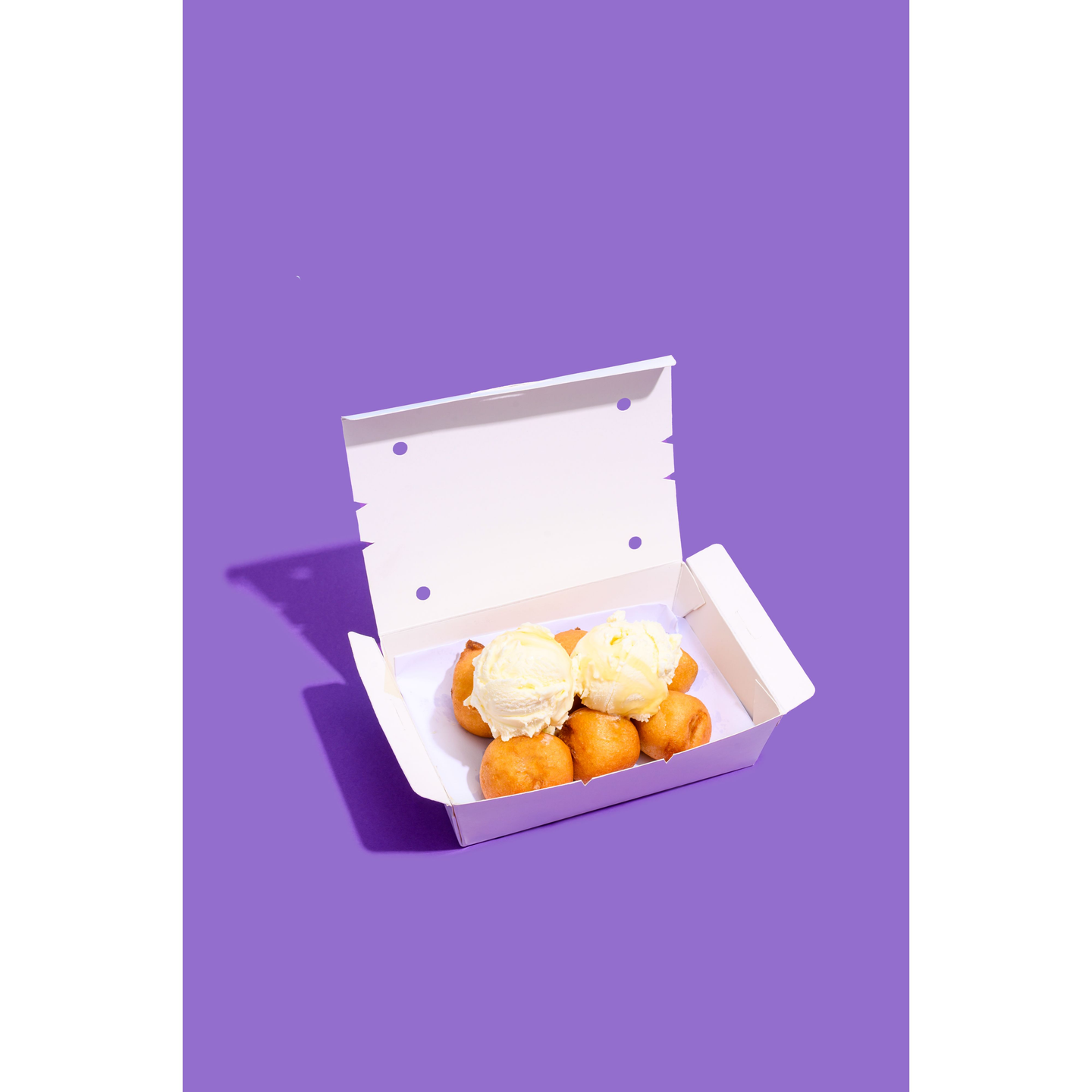 Fried Banana With Ice Cream