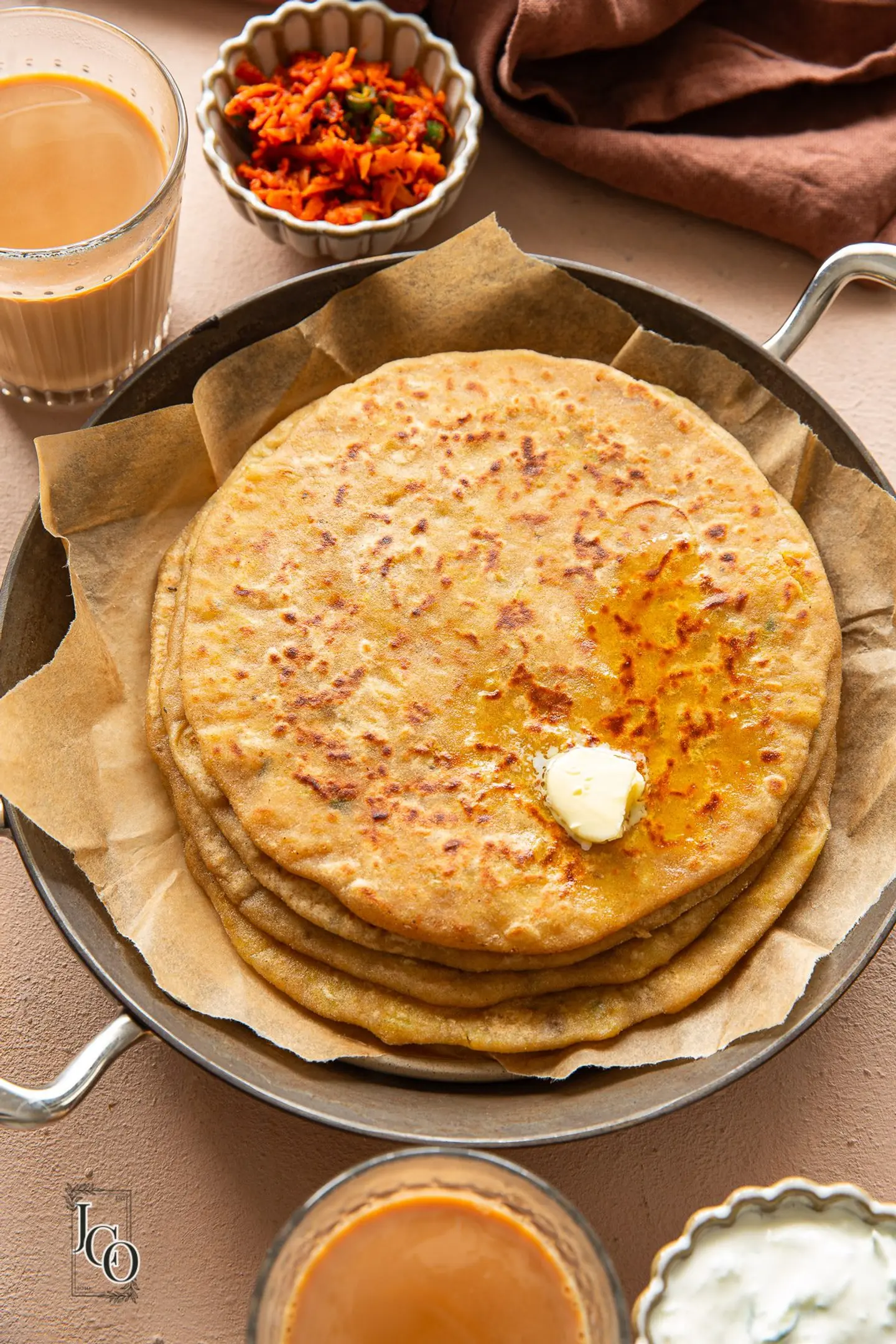 ألو باراثا خبز محشو بالبطاطس