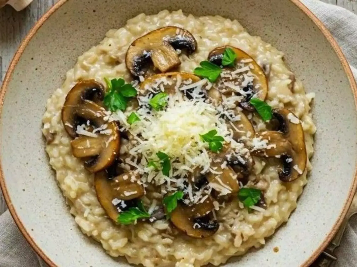 Chicken And Mushroom Risotto