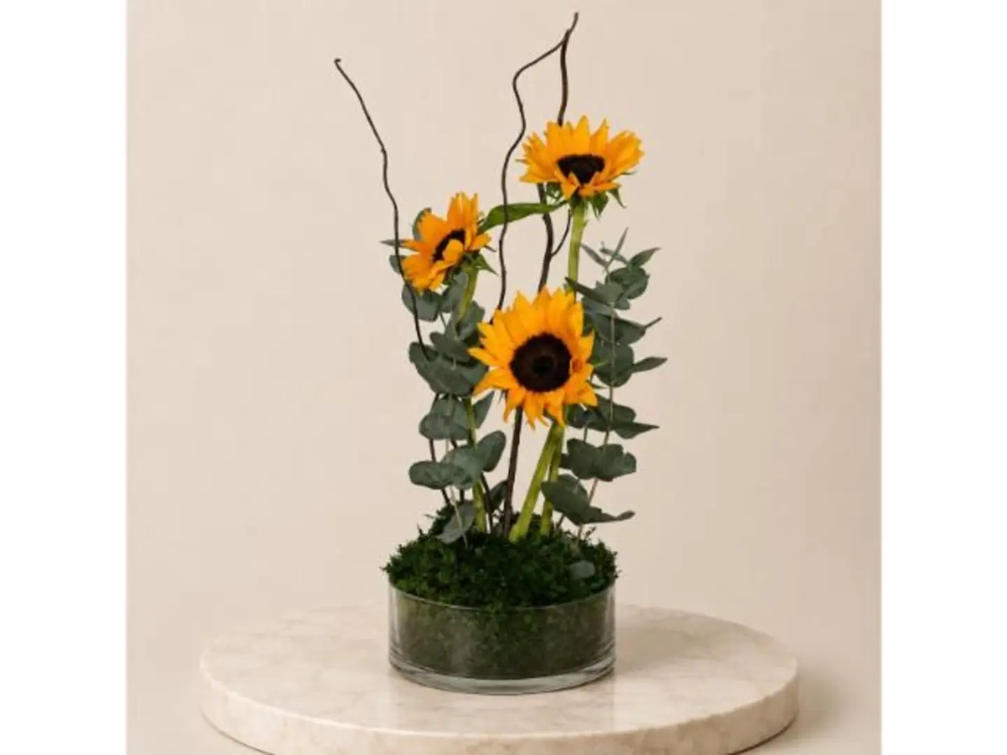 Bright Sunflower Flower Vase