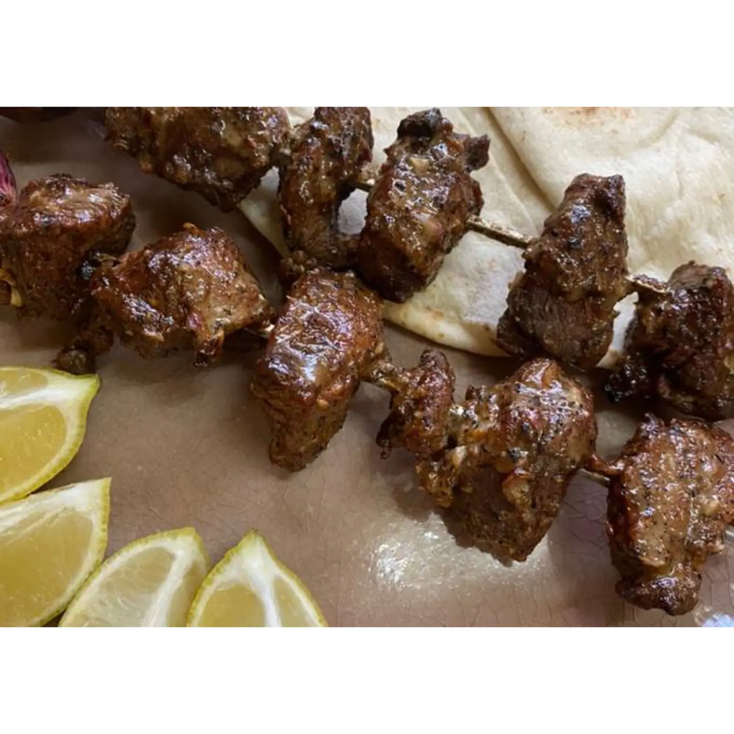 Meat Tikka With Omani Lemon Sandwich
