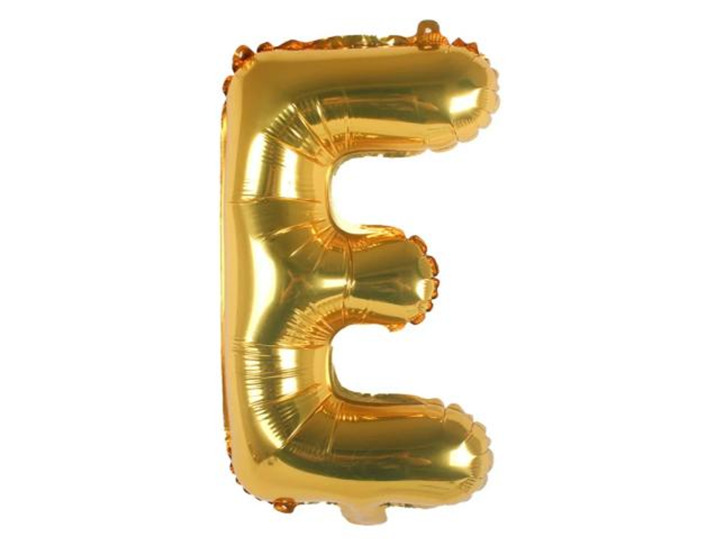 Golden Balloon Letter E