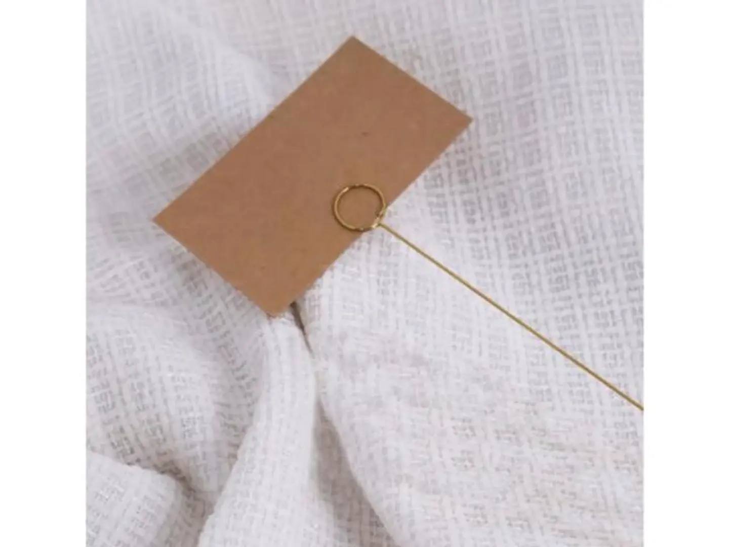 Gold Steel Card Holder