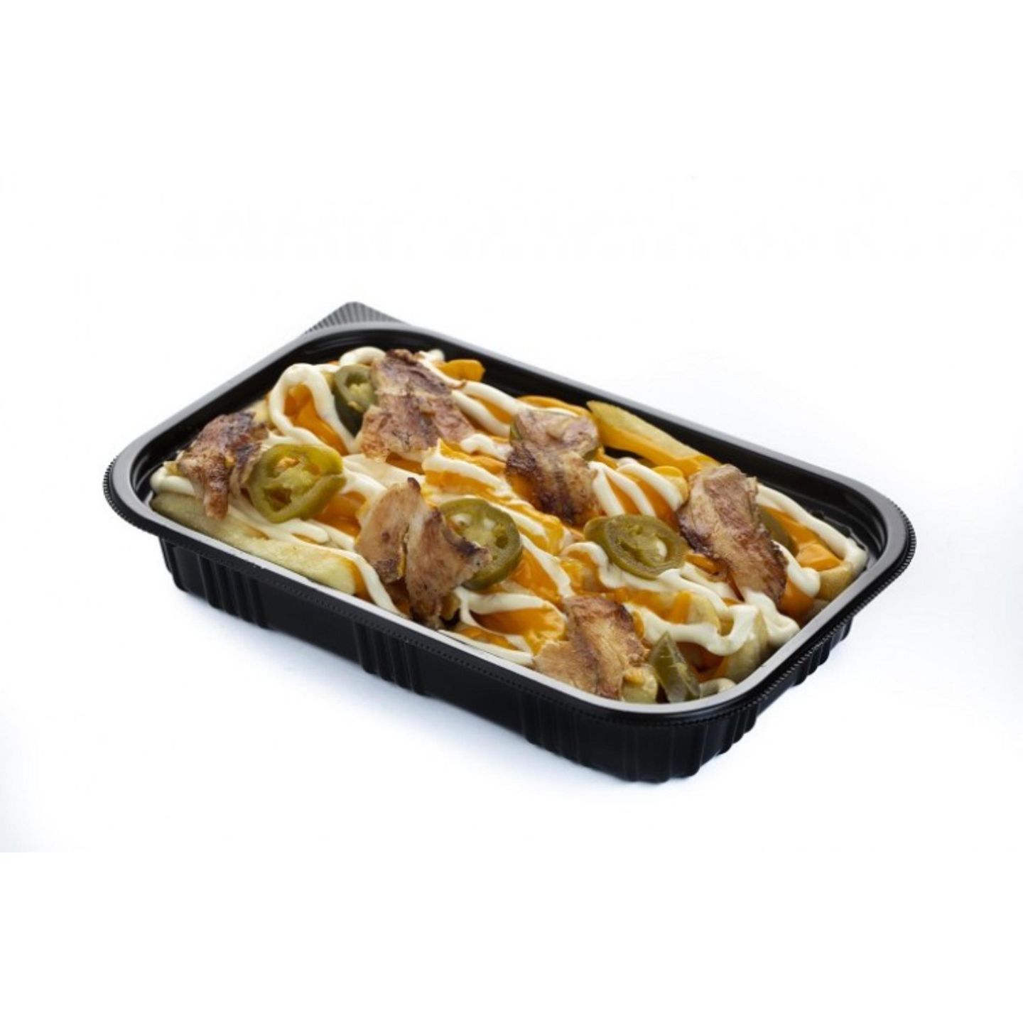 Shawarma Plate With Potatoes And Cheese