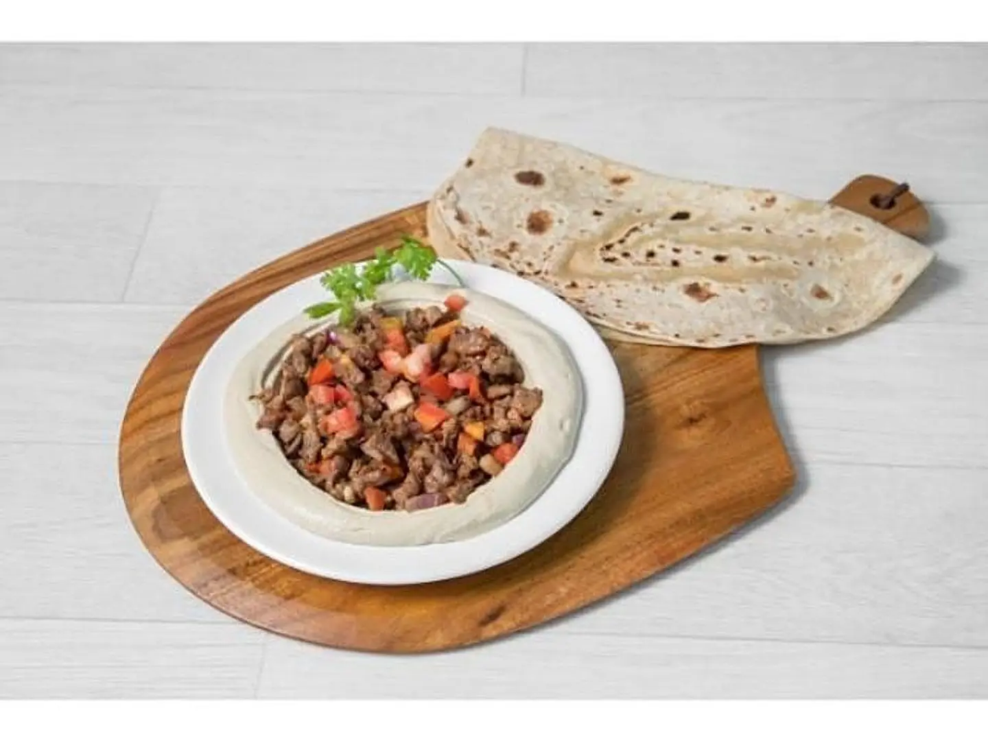 لحم مقلقل بالحمص