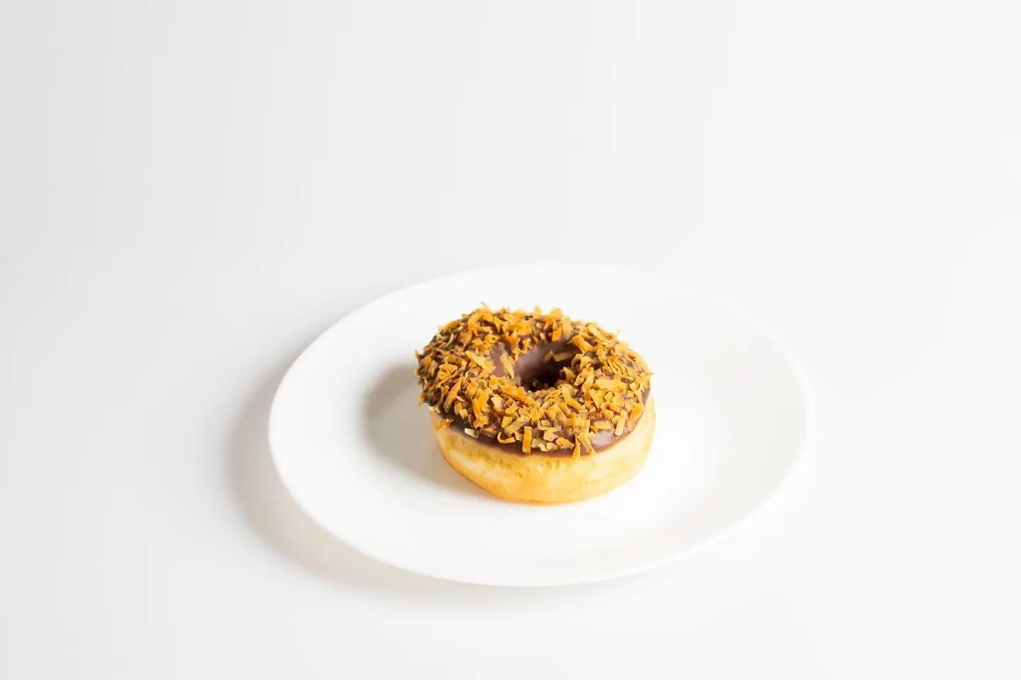 Brown Coconut Donut