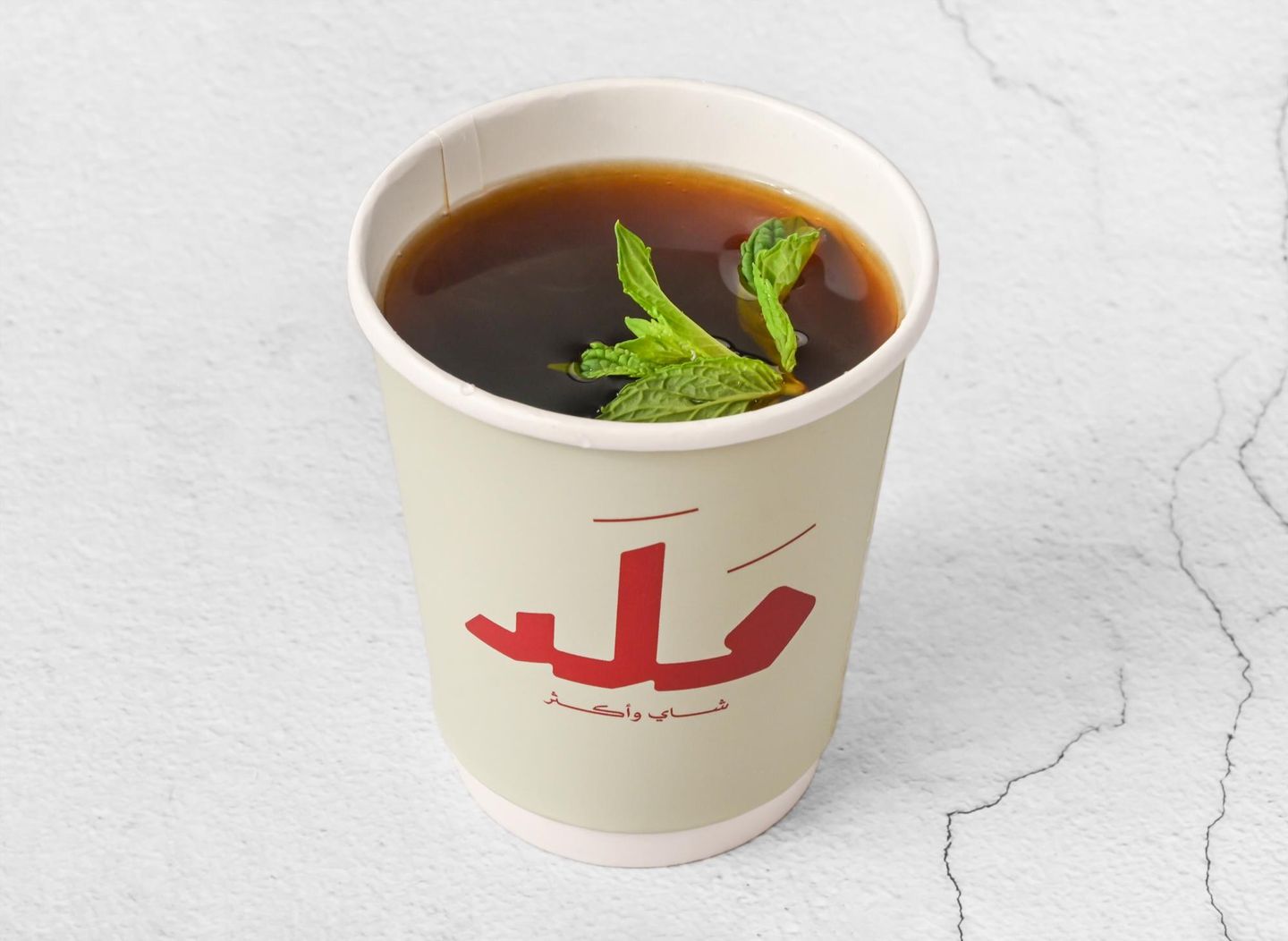 شاي كوب ورق