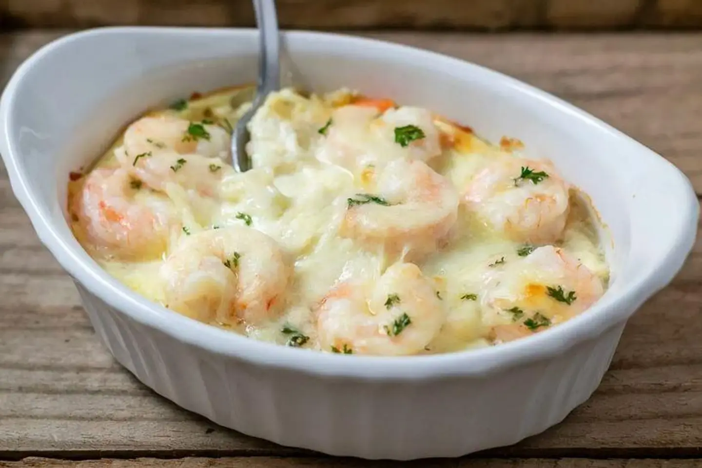 Shrimp Tagine With White Sauce