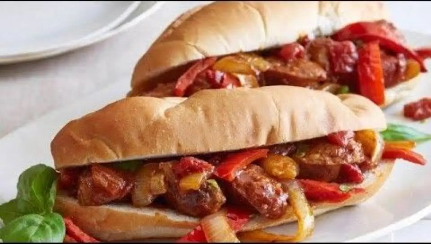 Sausage With Egg Sandwich