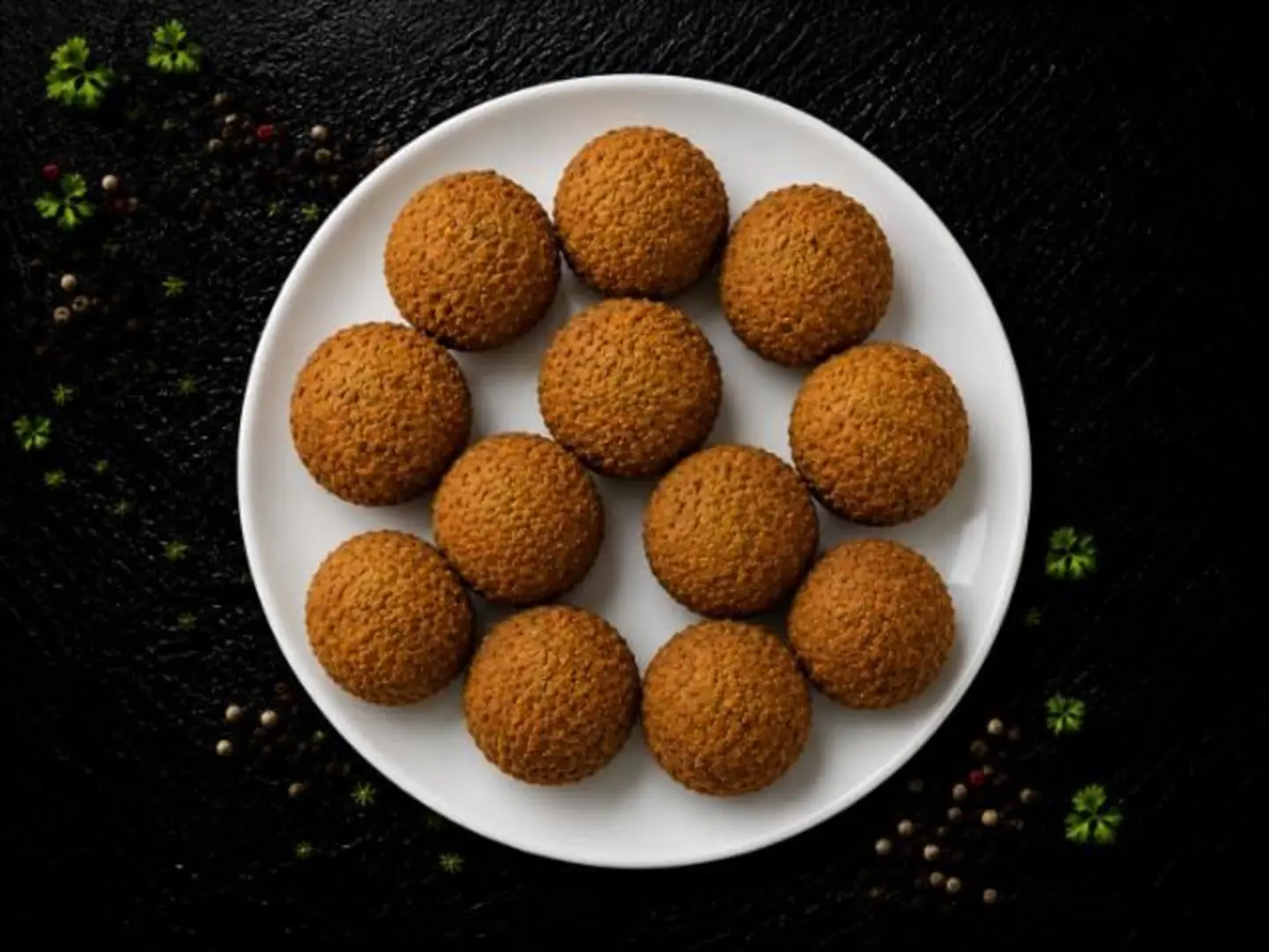 Large Plate Of Falafel