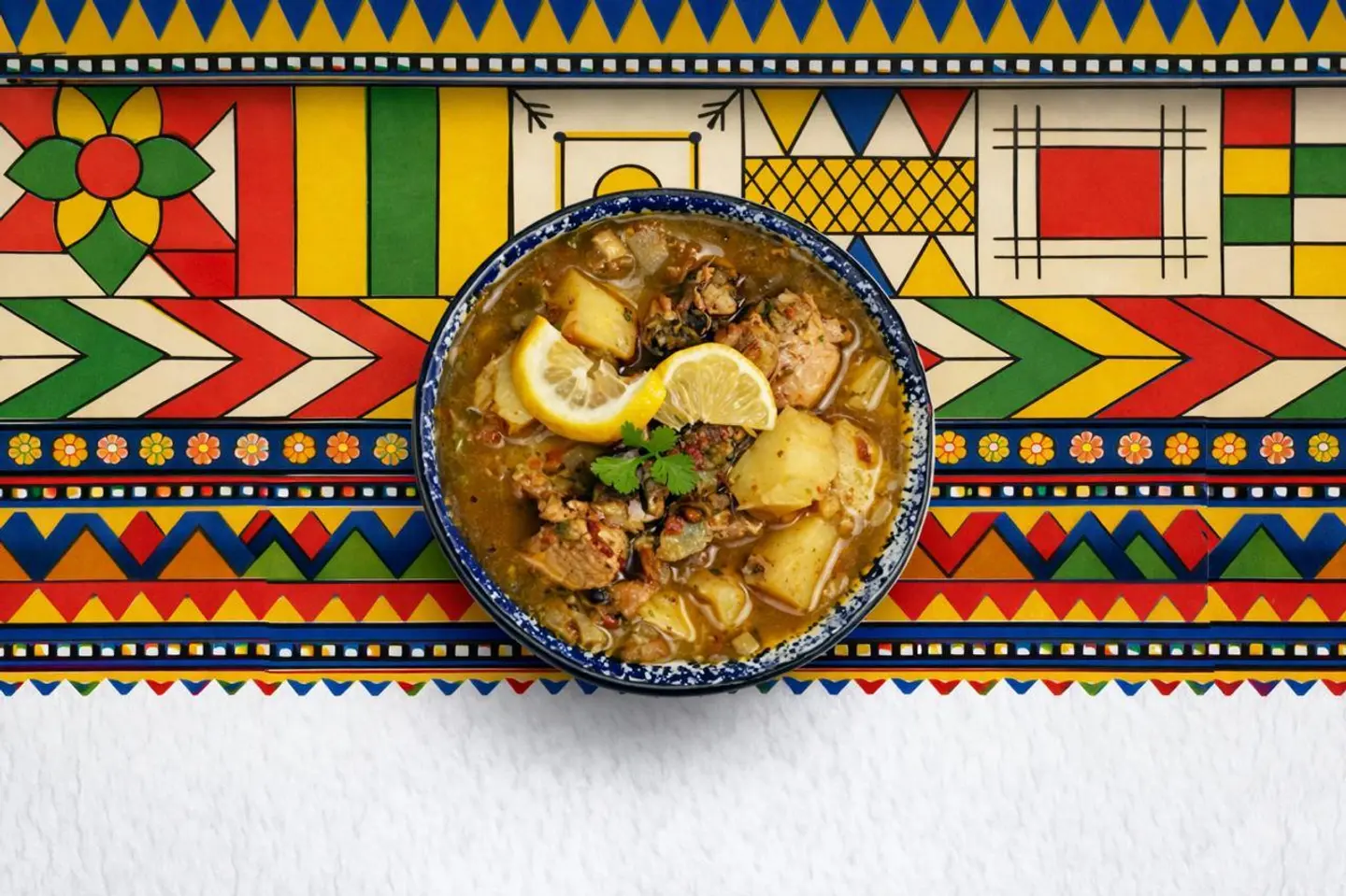 دجاج مرقي مع بطاطس