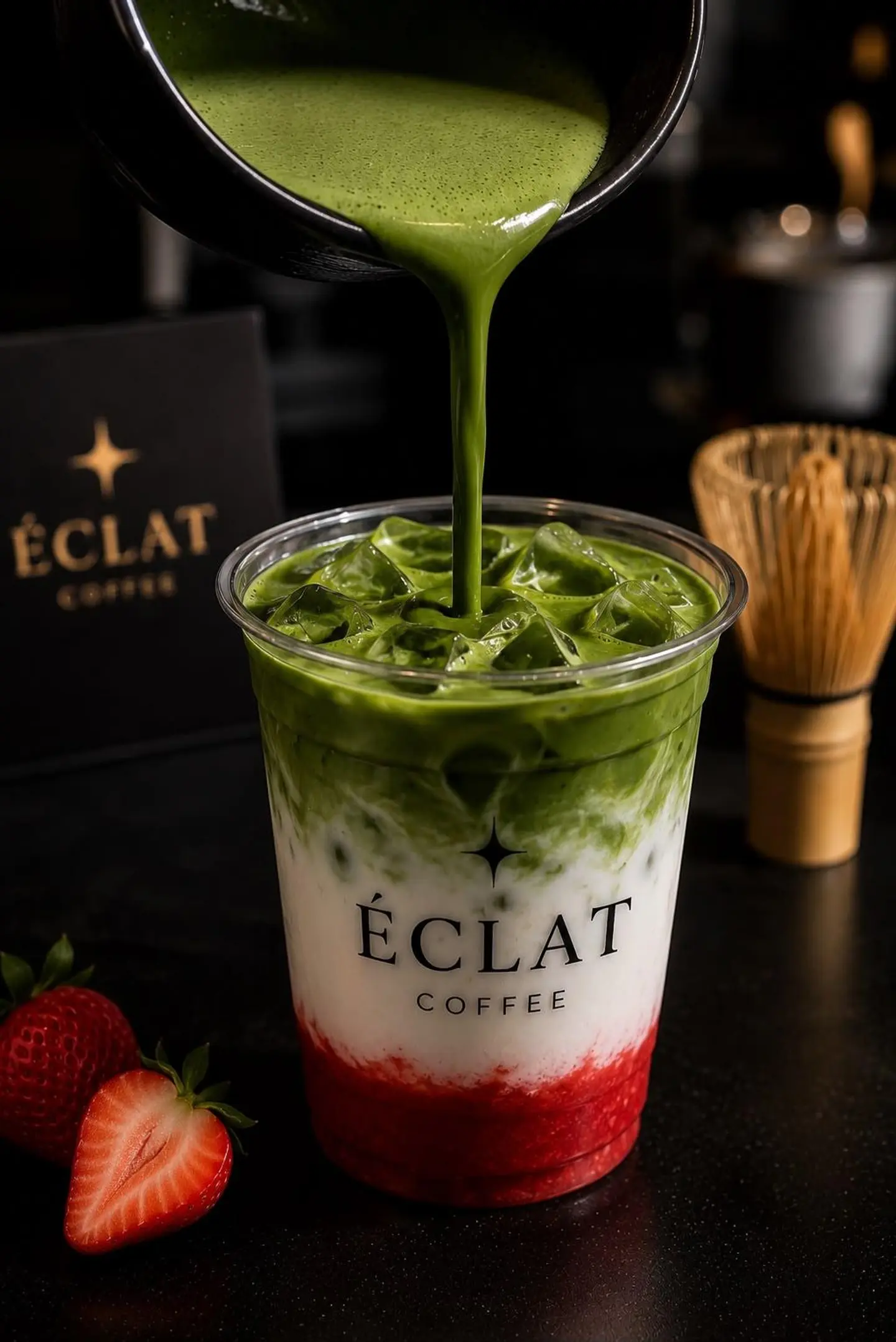 Strawberry Eclat Matcha