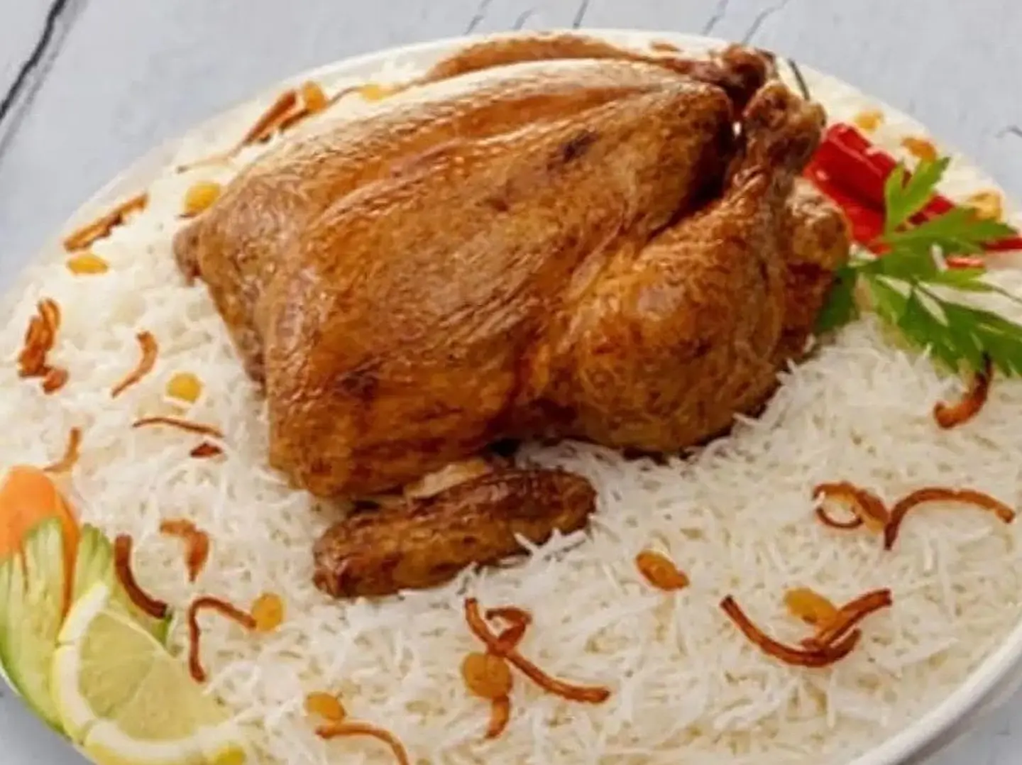 حبه دجاج مع الرز البشاور