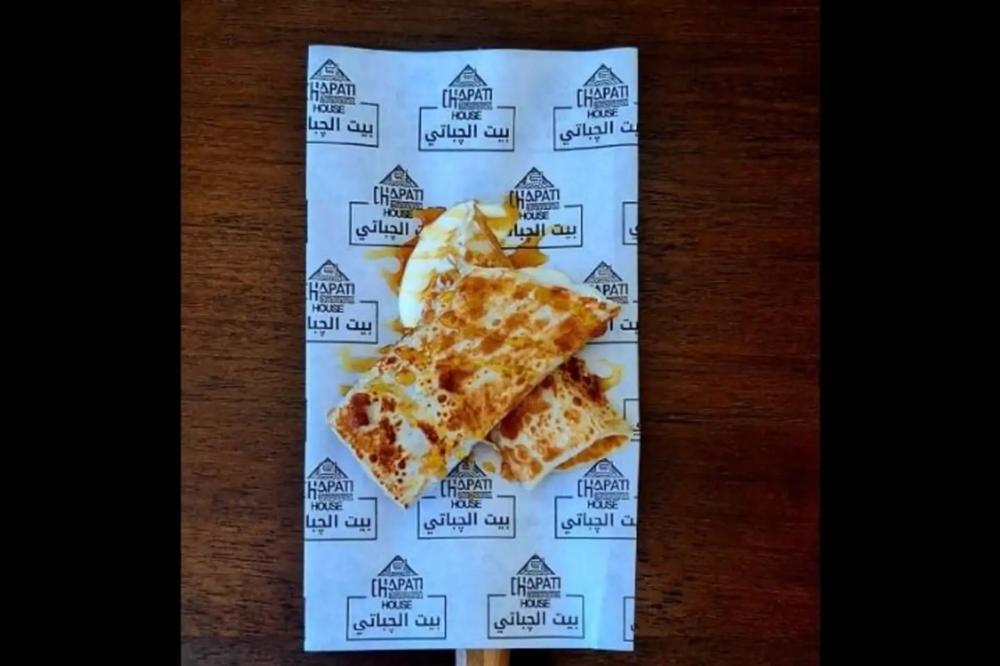 Labneh And Honey Chapati