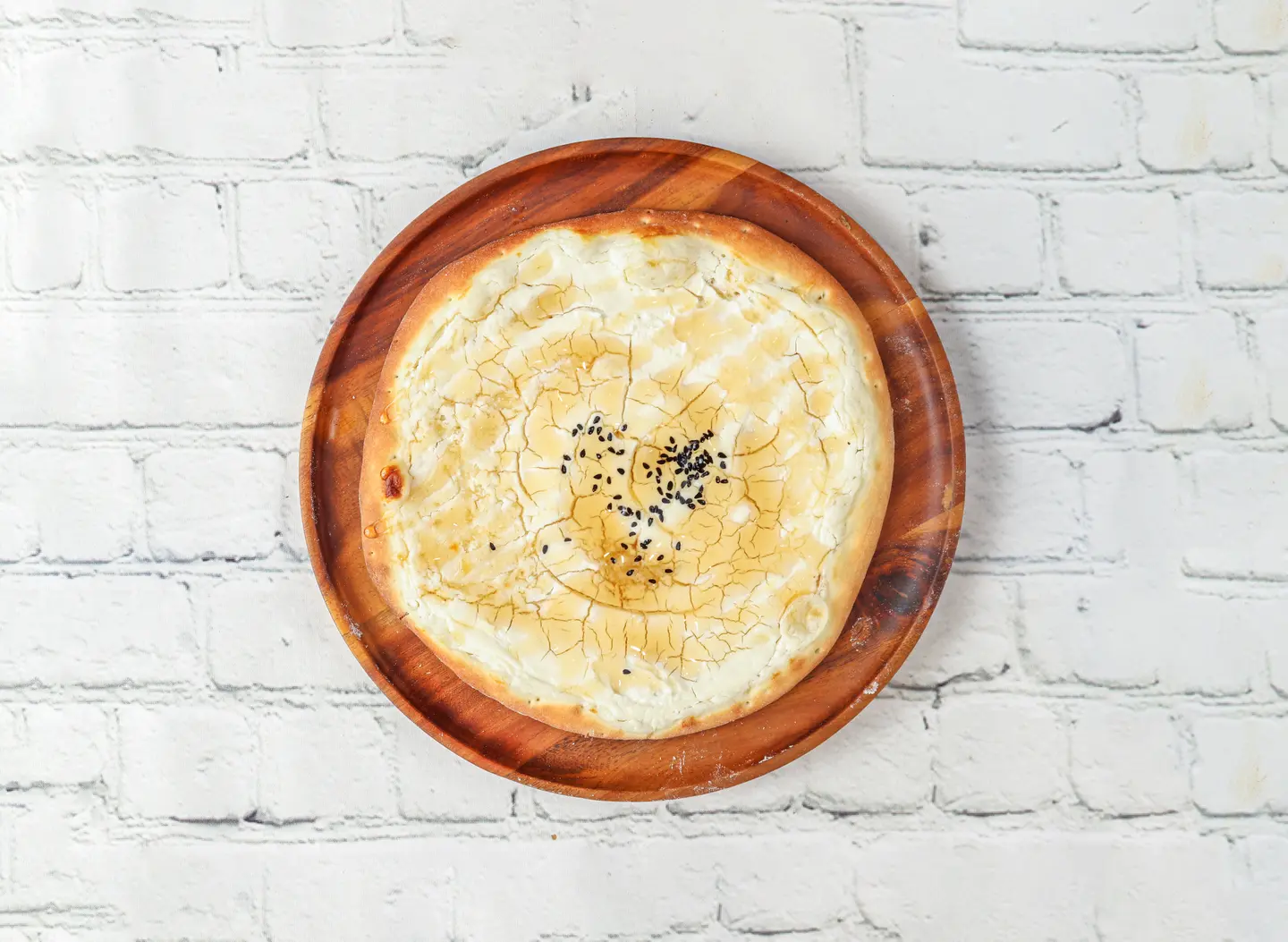 Labneh With Honey Manakish