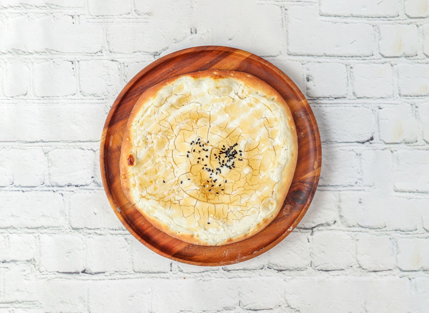Labneh With Honey Manakish