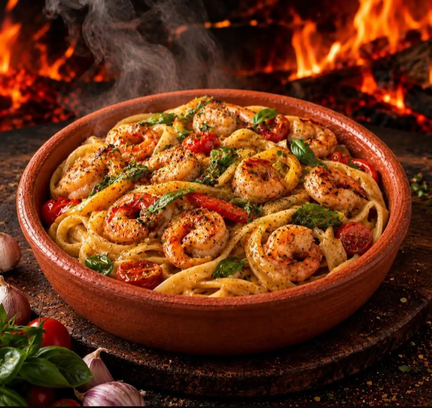 Chili Shrimp Pasta