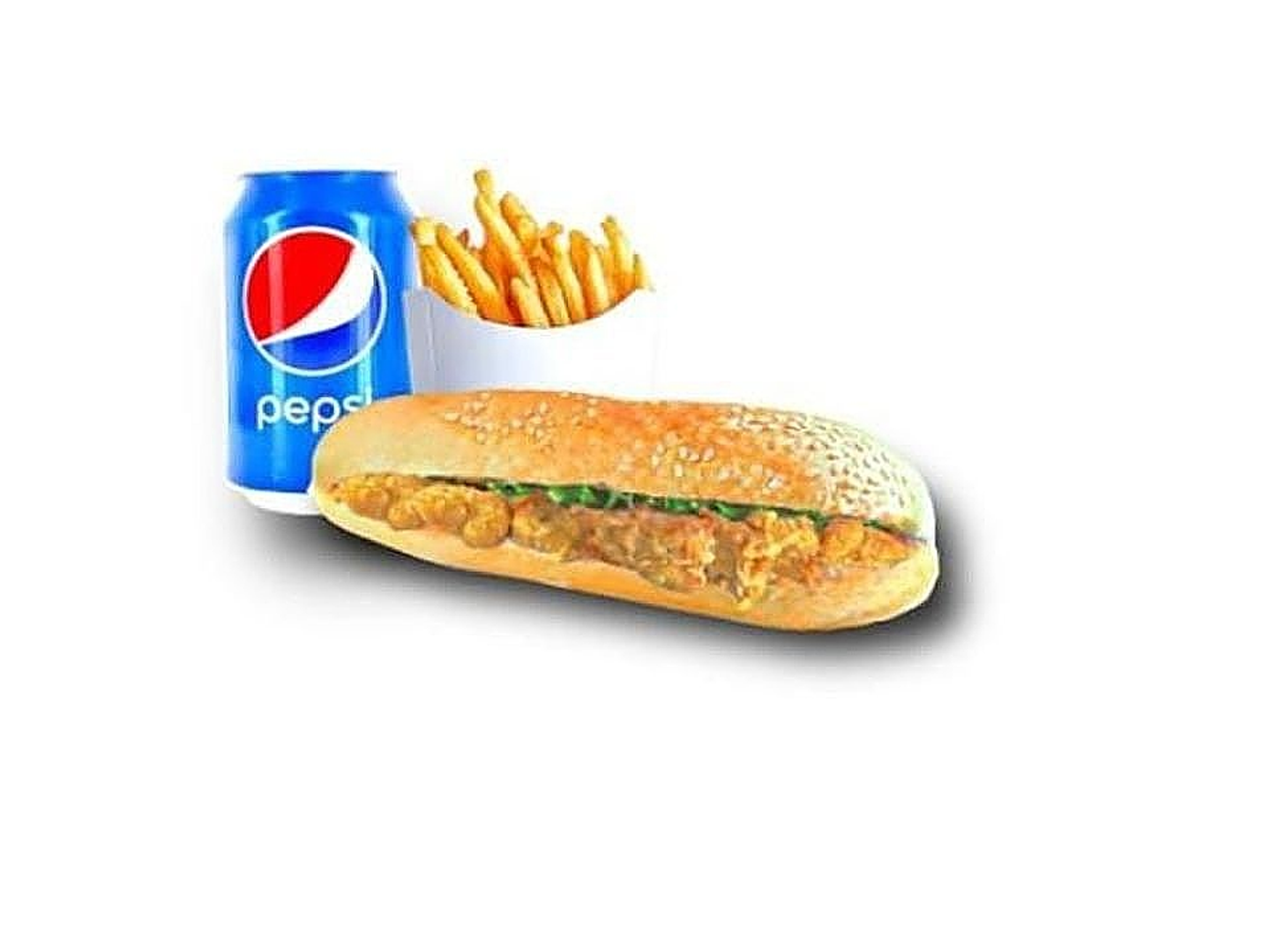 وجبة جمبري ساندوتش