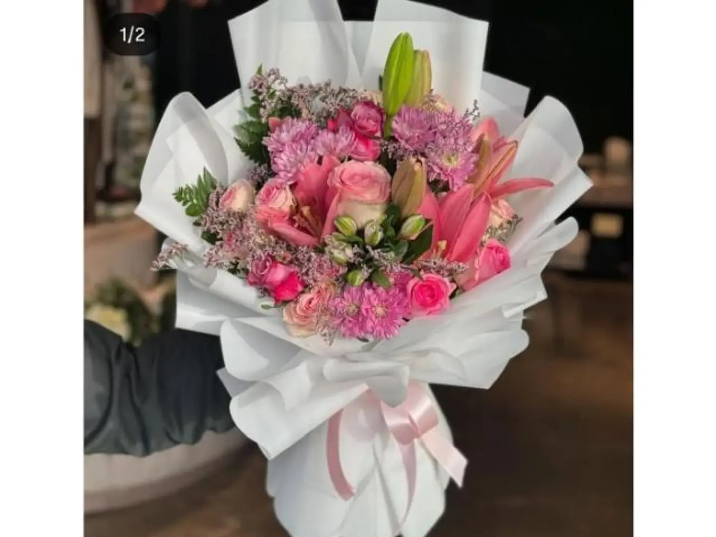 Pink Flowers Bouquet