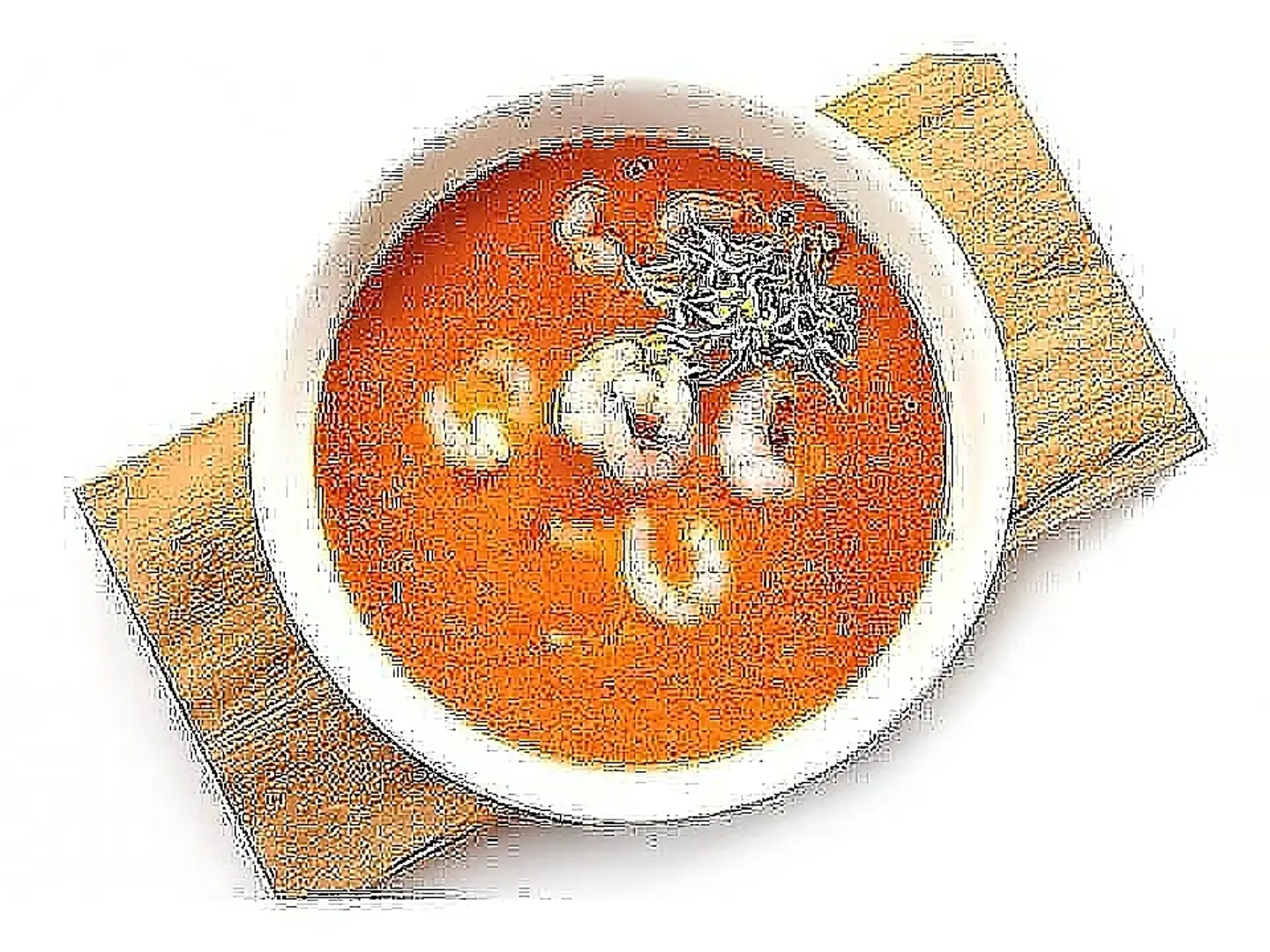 شوربةجمبري حمراء